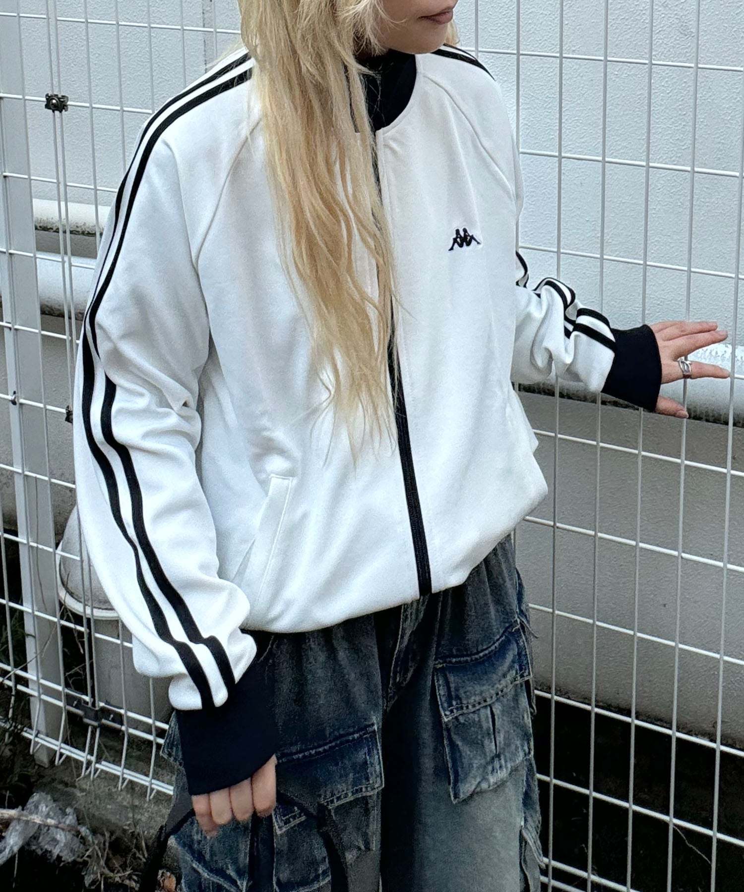 24AW 新色追加 【KAPPA】WEB限定 袖ラインジャージ トラックジャケット