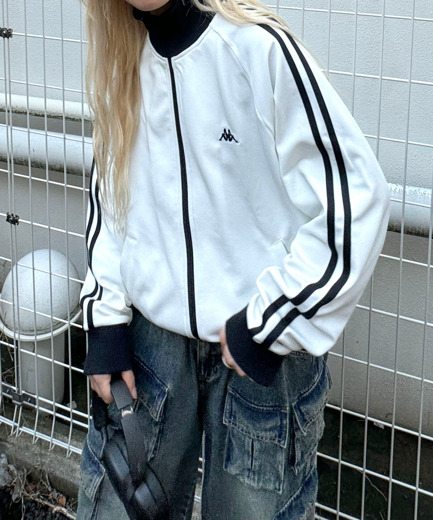 24AW 新色追加 【KAPPA】WEB限定 袖ラインジャージ トラックジャケット