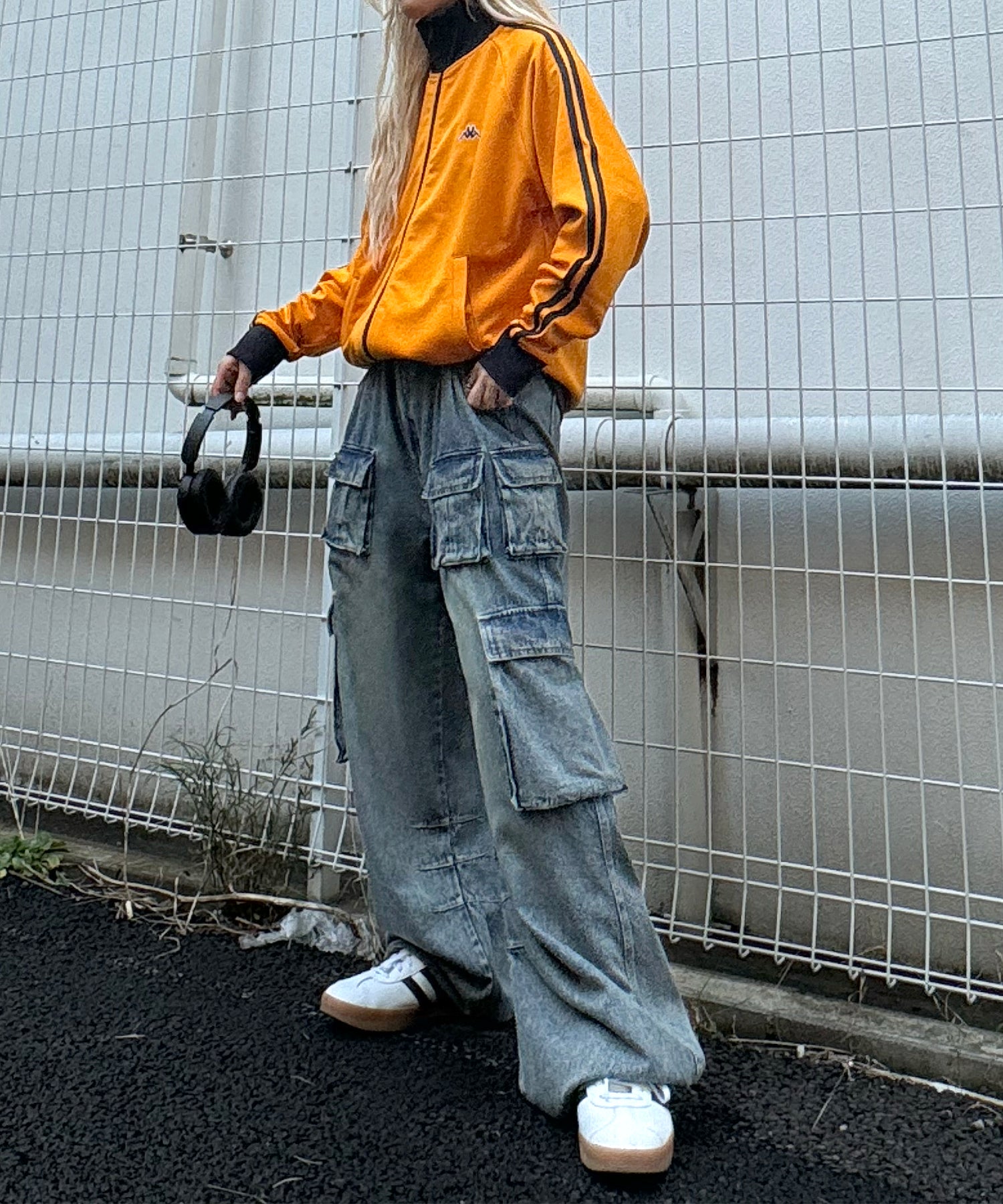 24AW 新色追加 【KAPPA】WEB限定 袖ラインジャージ トラックジャケット