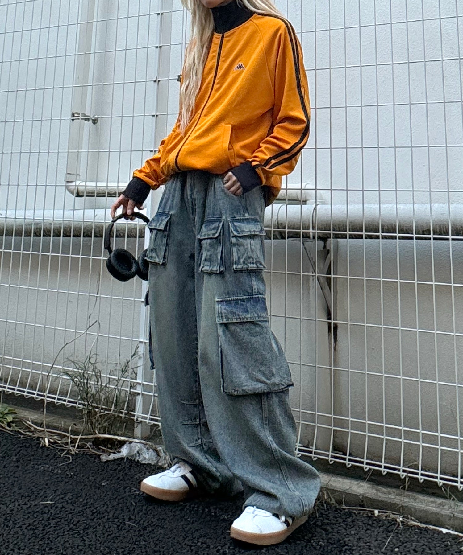 24AW 新色追加 【KAPPA】WEB限定 袖ラインジャージ トラックジャケット