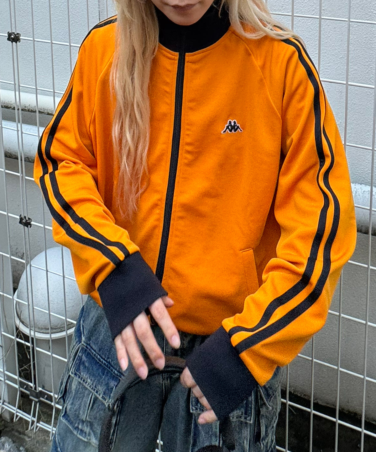 24AW 新色追加 【KAPPA】WEB限定  袖ラインジャージ トラックジャケット