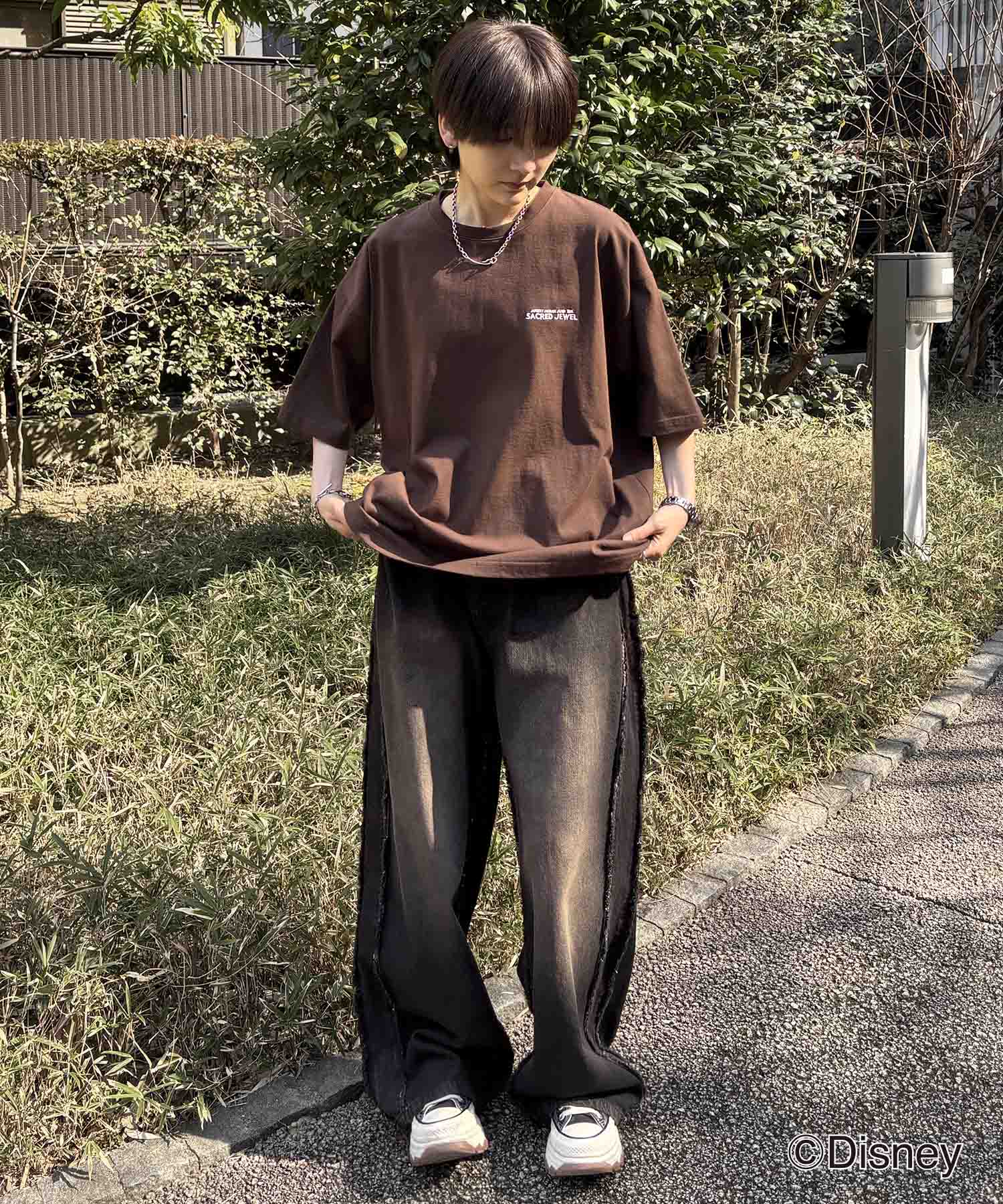 25SS Disney ヴィンテージライクプリント ミッキー ポスタープリント半袖Tシャツ