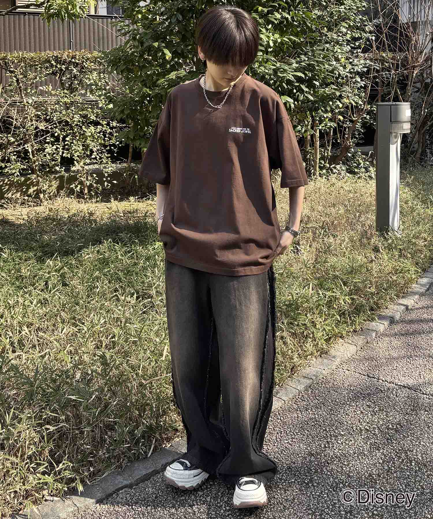 25SS Disney ヴィンテージライクプリント ミッキー ポスタープリント半袖Tシャツ