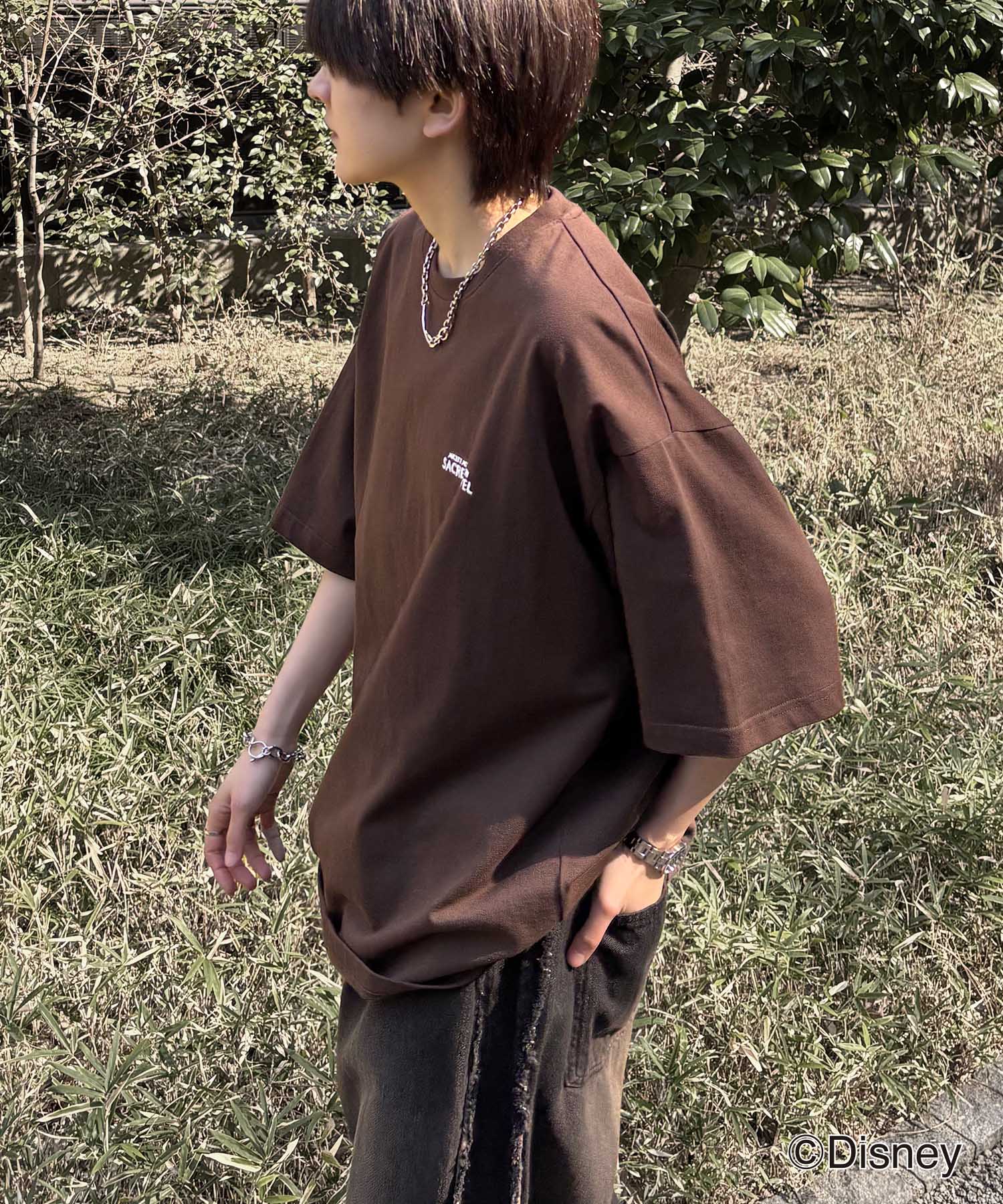 25SS Disney ヴィンテージライクプリント ミッキー ポスタープリント半袖Tシャツ