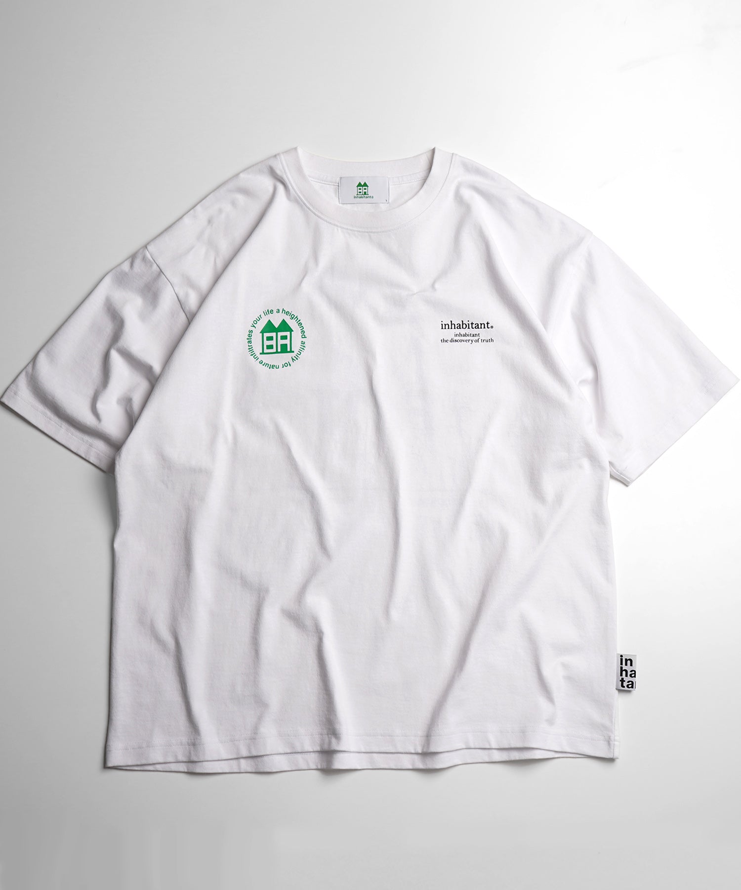 25SS【INHABITANT】ビッグシルエット バックプリント半袖Tシャツ