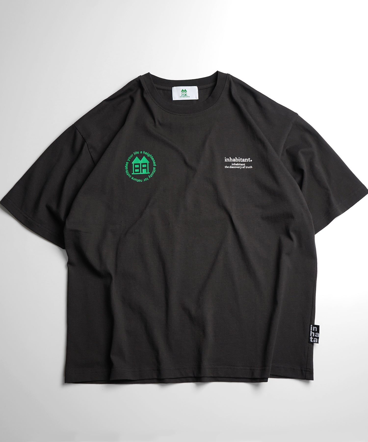 25SS【INHABITANT】ビッグシルエット バックプリント半袖Tシャツ