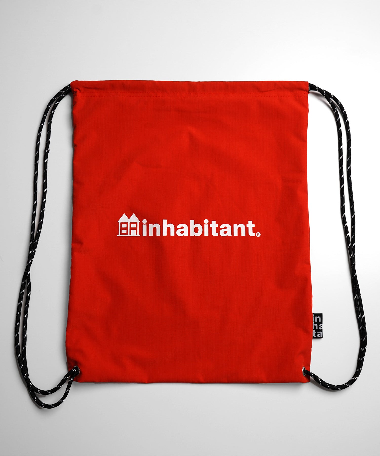 25SS【INHABITANT】ワンポイント ブランドロゴプリント ベーシック ナップザック