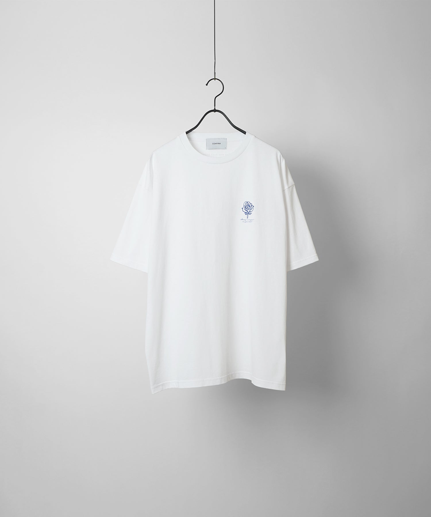 ワンポイント刺繍ロゴ ビッグシルエット半袖Tシャツ