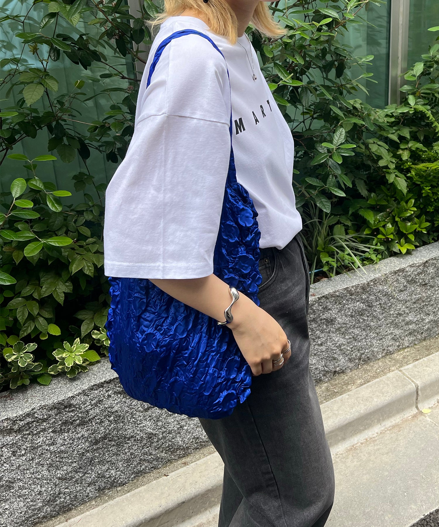 MARTE ロゴ ビッグシルエット半袖プリントTシャツ