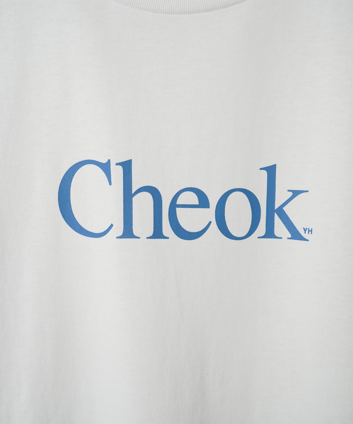 Cheokロゴ ビッグシルエット半袖プリントTシャツ