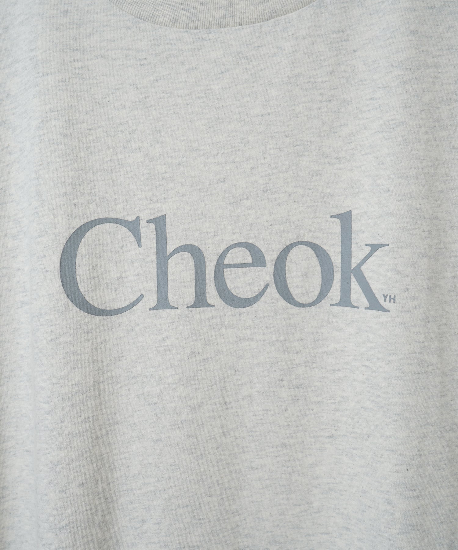 Cheokロゴ ビッグシルエット半袖プリントTシャツ