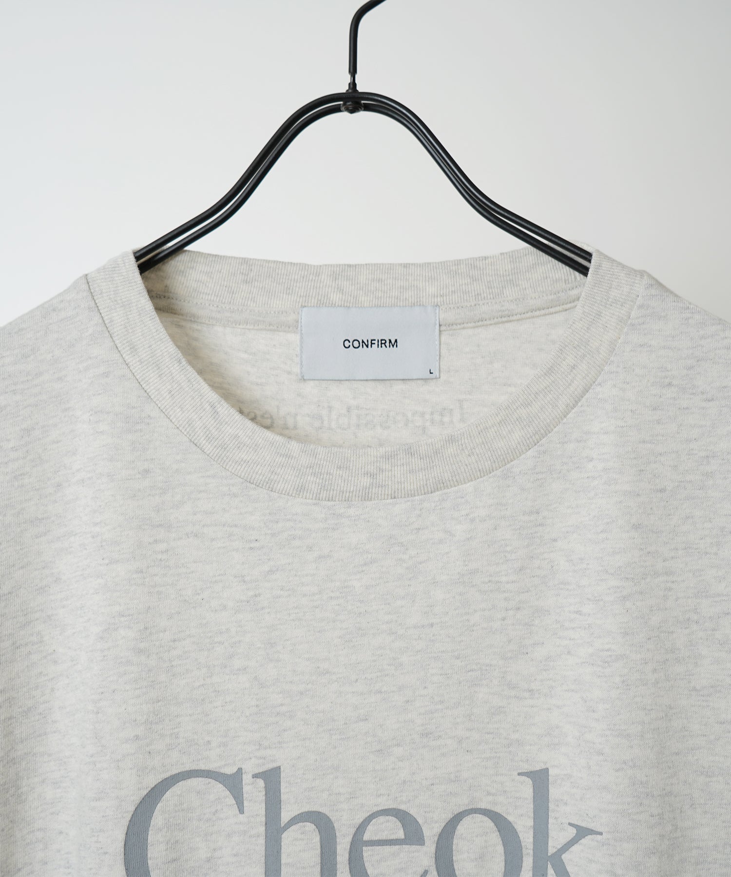 Cheokロゴ ビッグシルエット半袖プリントTシャツ