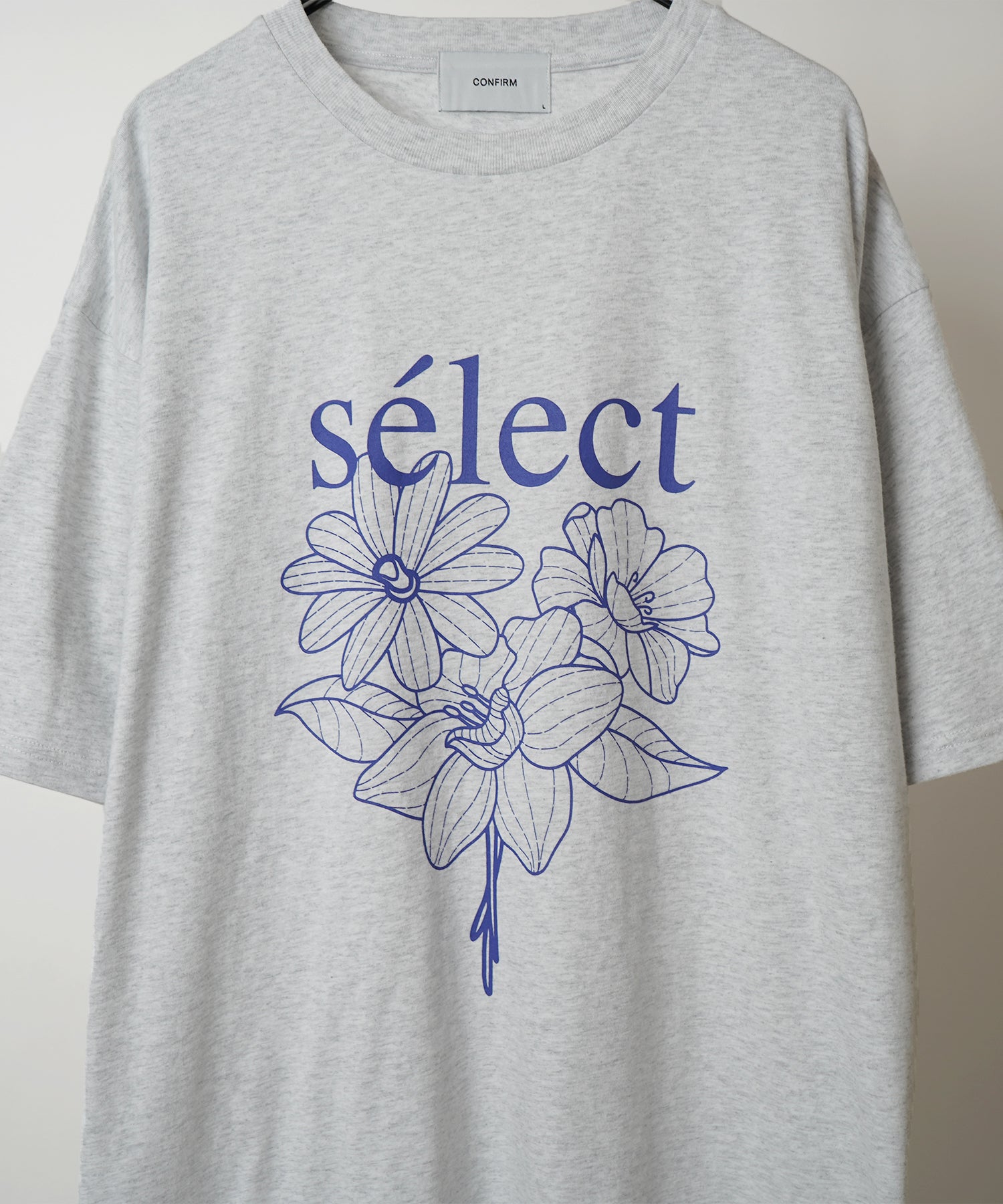 フラワーselectロゴ ビッグシルエット半袖プリントTシャツ