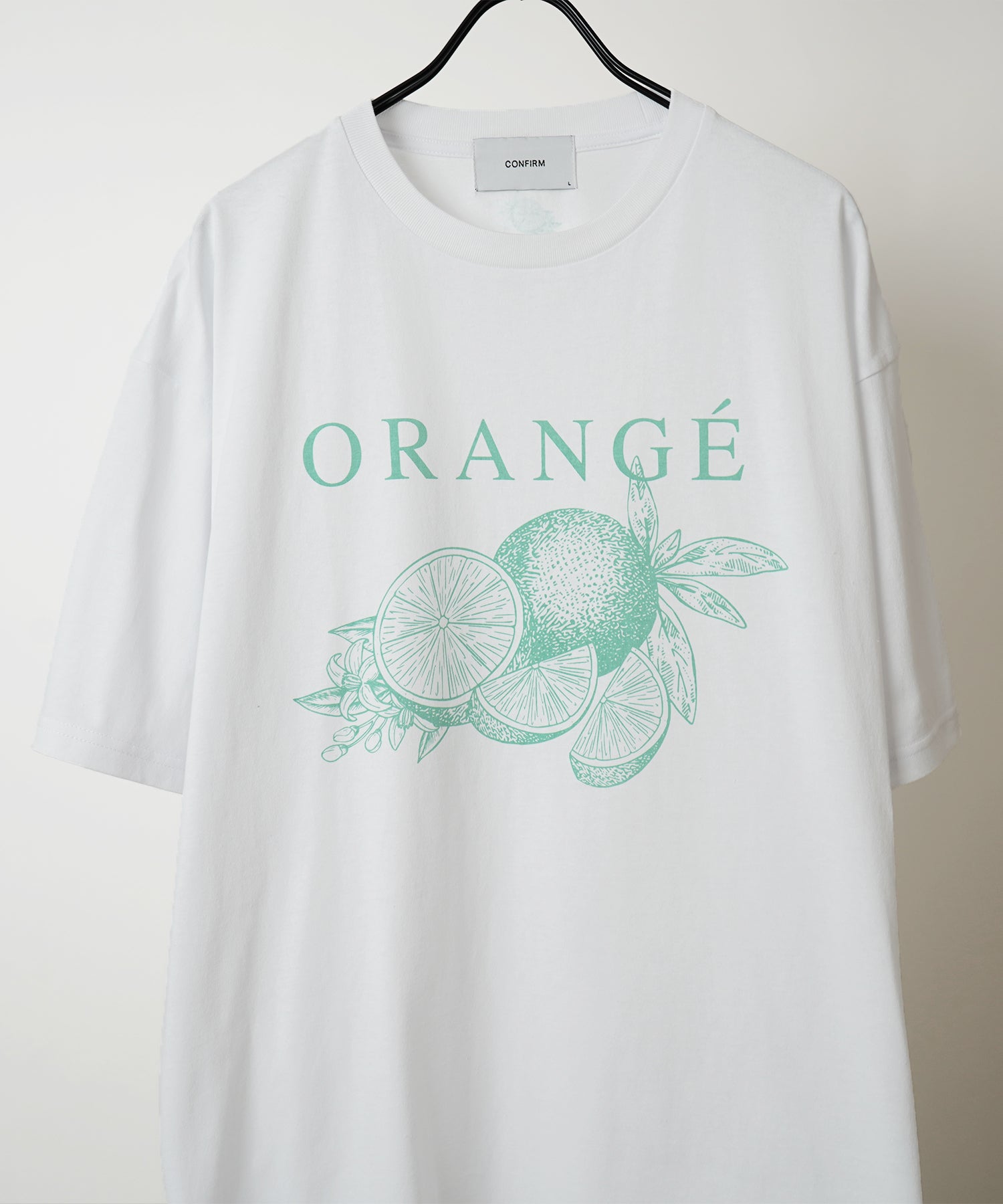 ORANGEロゴ ヴィンテージ ビッグシルエット半袖プリントTシャツ