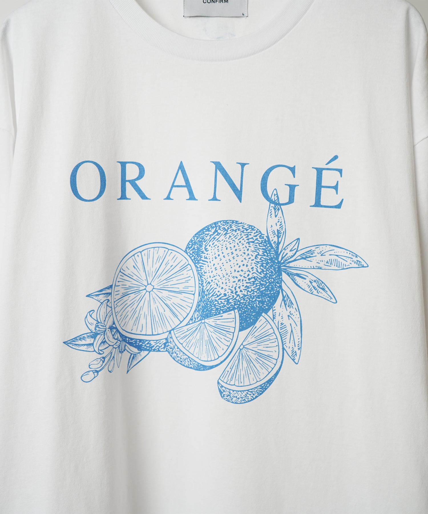 ORANGEロゴ ヴィンテージ ビッグシルエット半袖プリントTシャツ