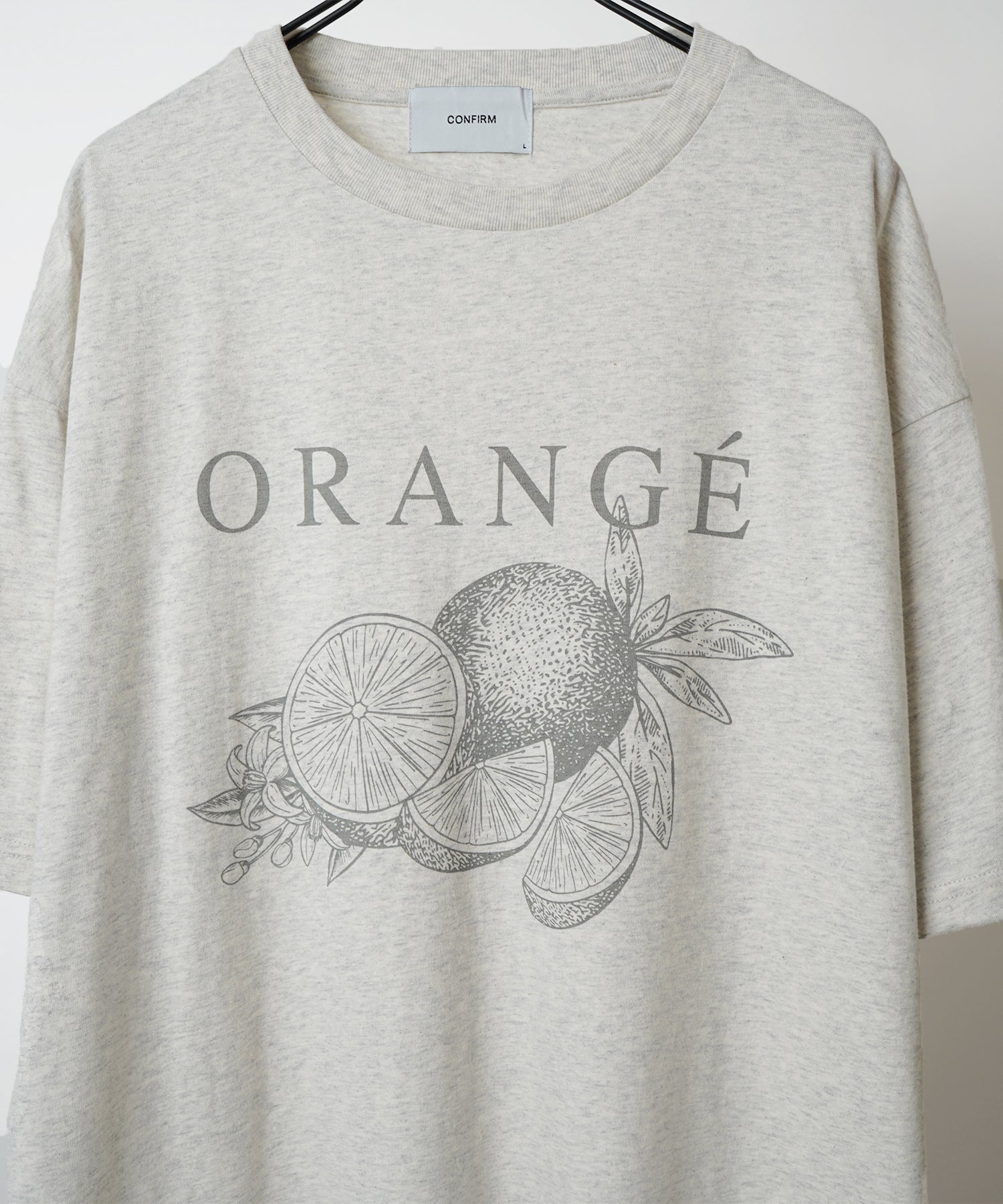 ORANGEロゴ ヴィンテージ ビッグシルエット半袖プリントTシャツ