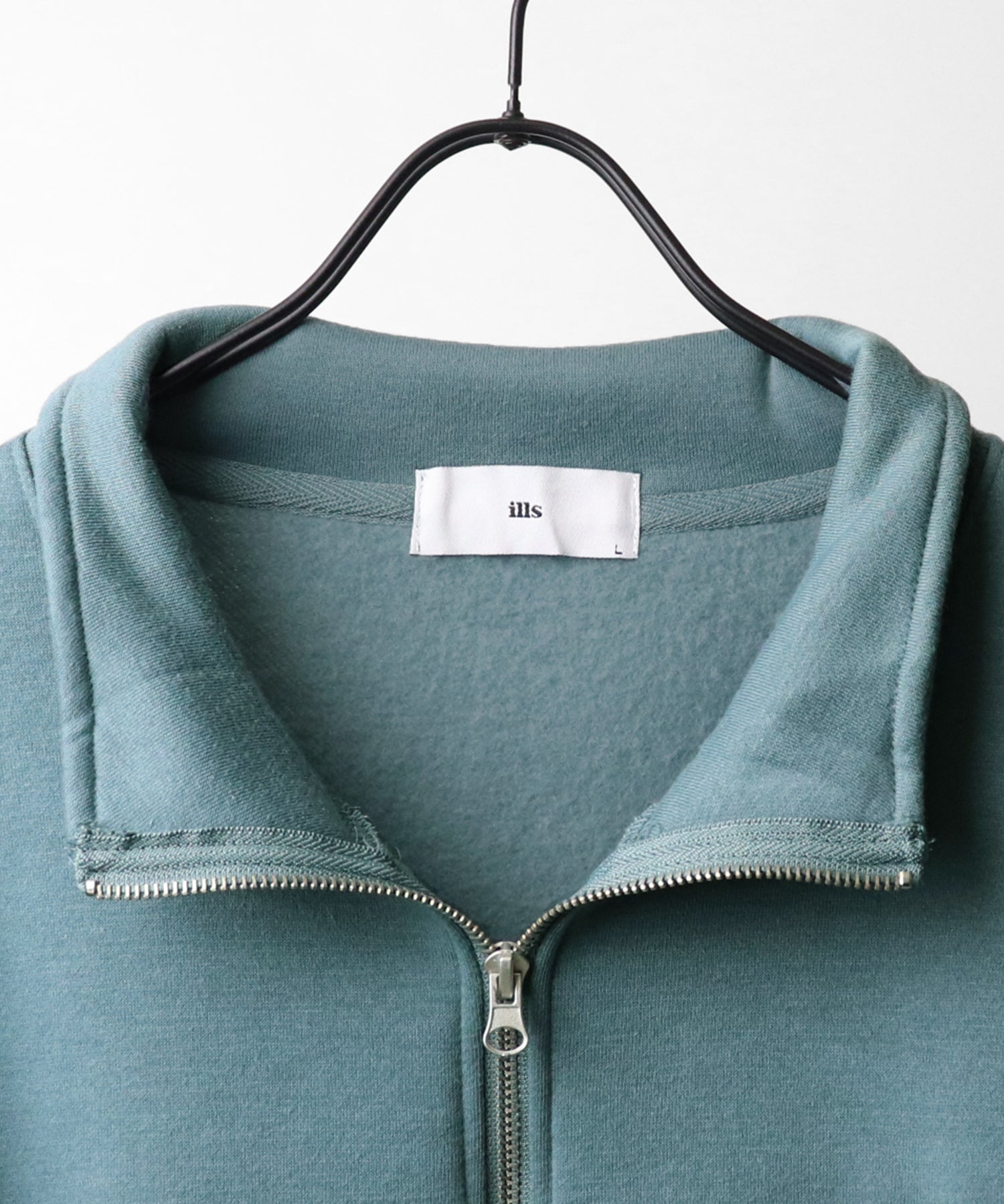 8ボールヘッドホン刺繍 ビッグシルエット 裏起毛ハーフジッププルオーバースウェット