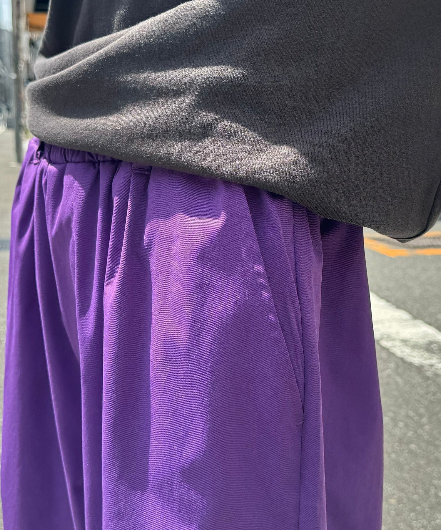 25SS ワイドテーパード リラックスイージー カラーシェフパンツ