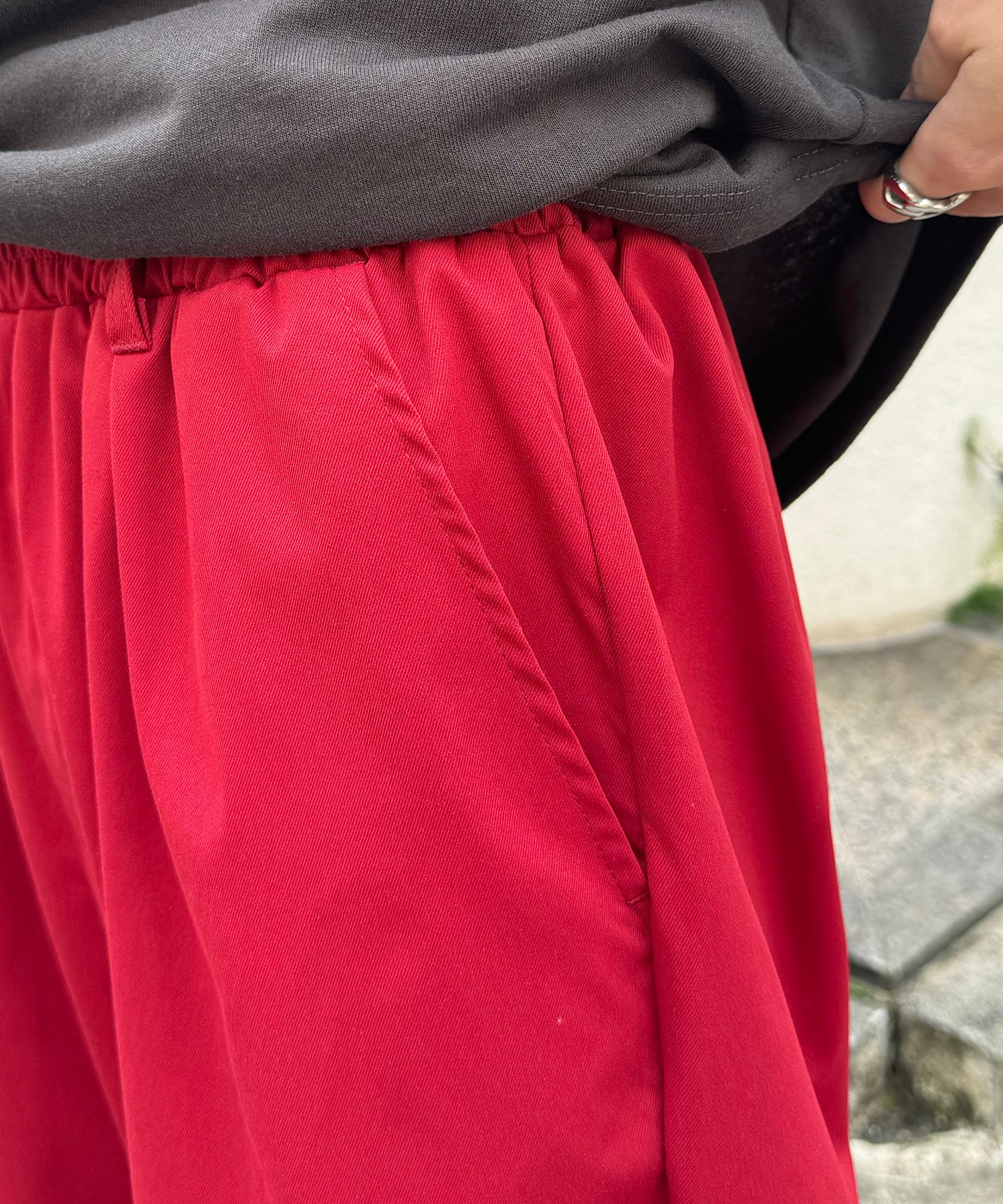 25SS ワイドテーパード リラックスイージー カラーシェフパンツ