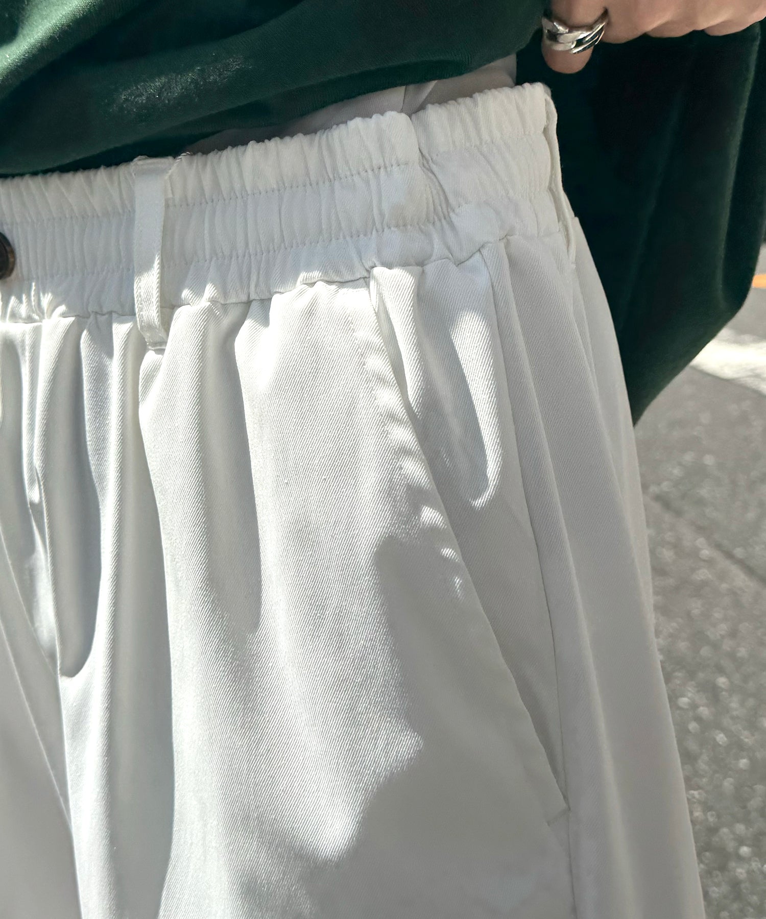 25SS ワイドテーパード リラックスイージー カラーシェフパンツ