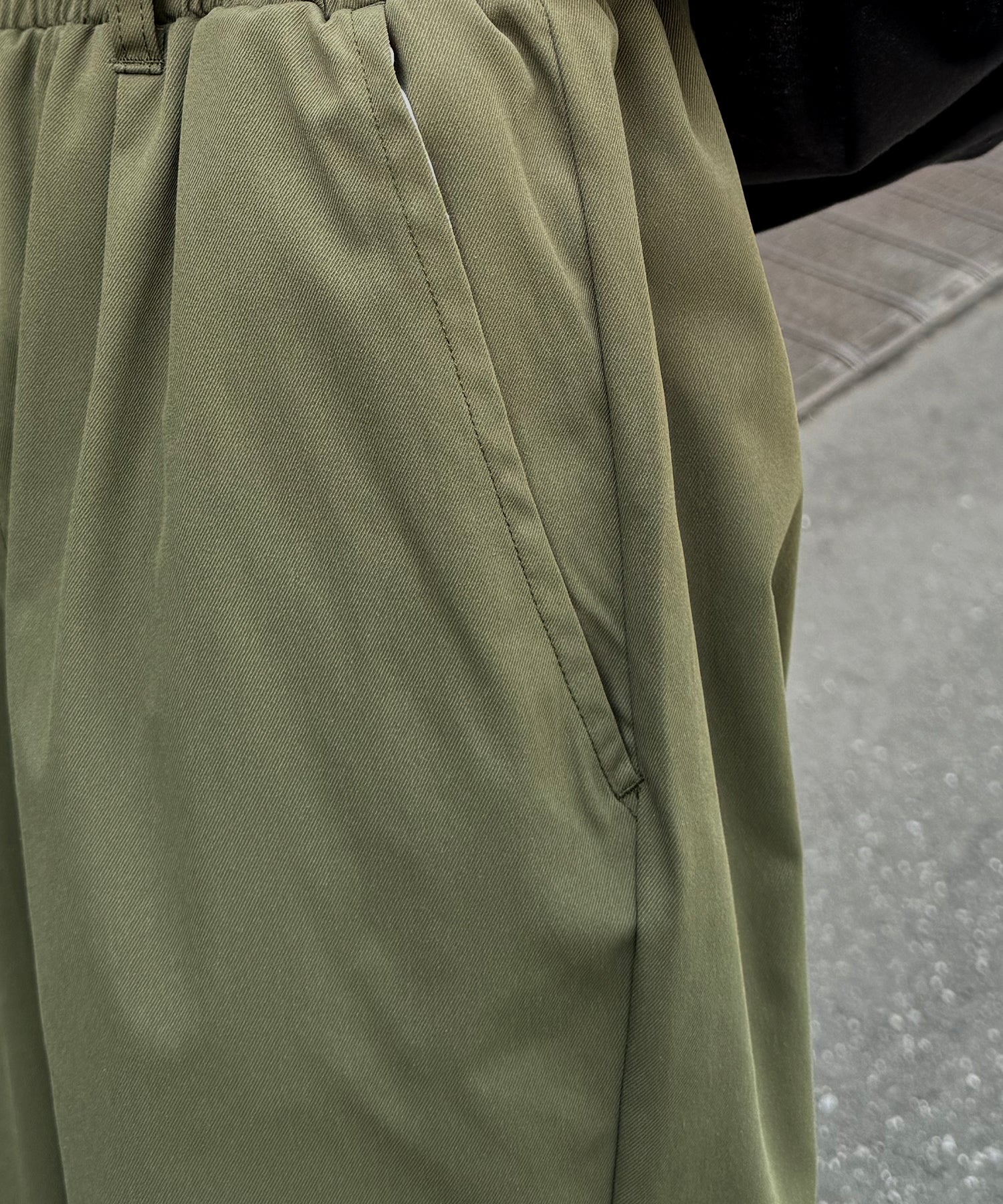 25SS ワイドテーパード リラックスイージー カラーシェフパンツ