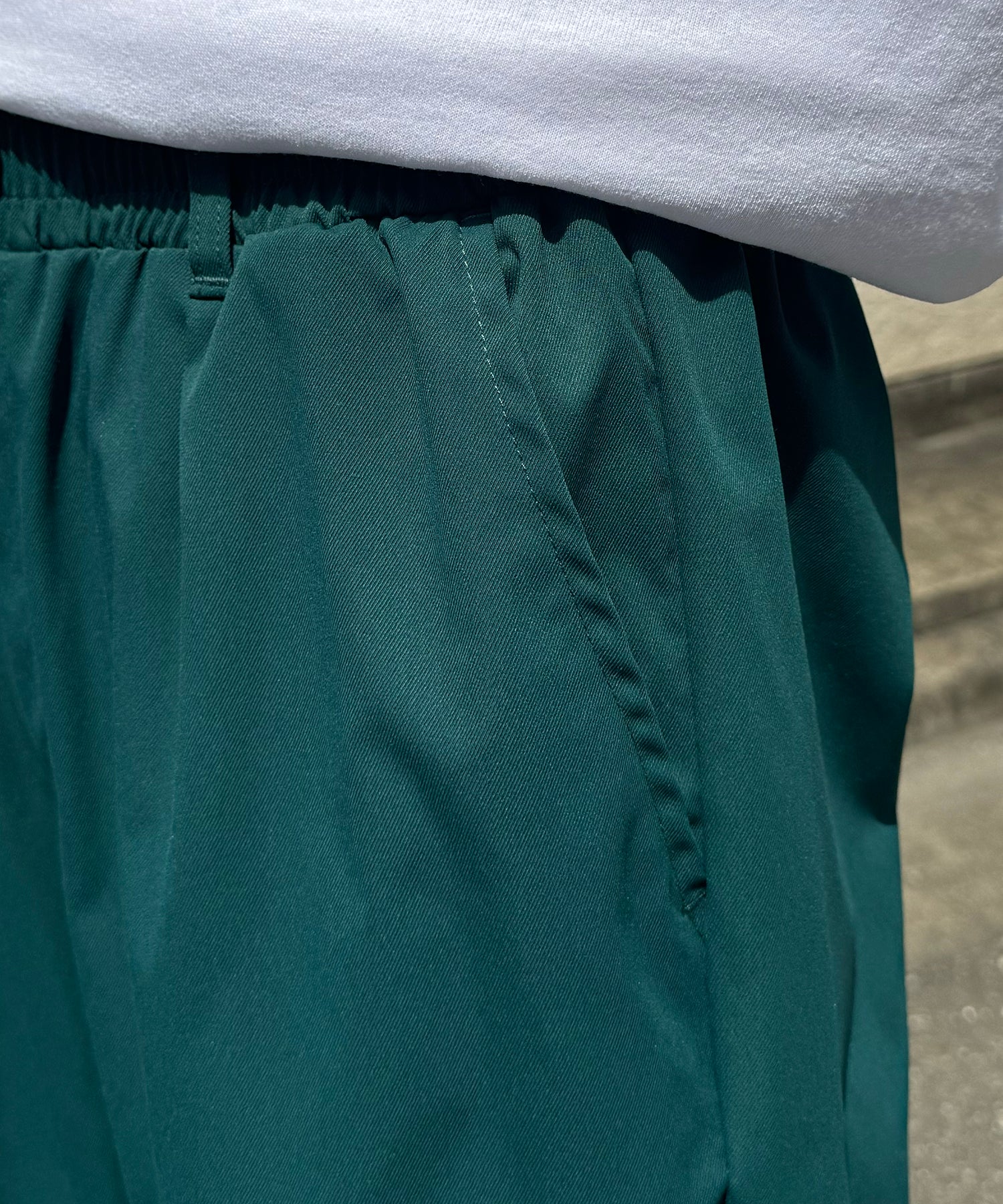 25SS ワイドテーパード リラックスイージー カラーシェフパンツ