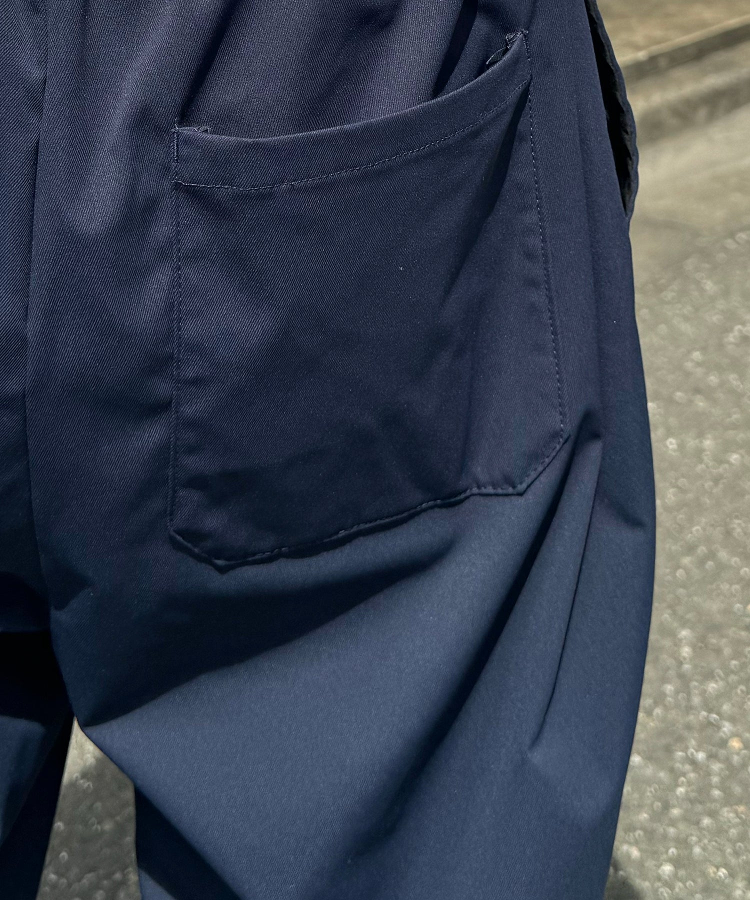 25SS ワイドテーパード リラックスイージー カラーシェフパンツ