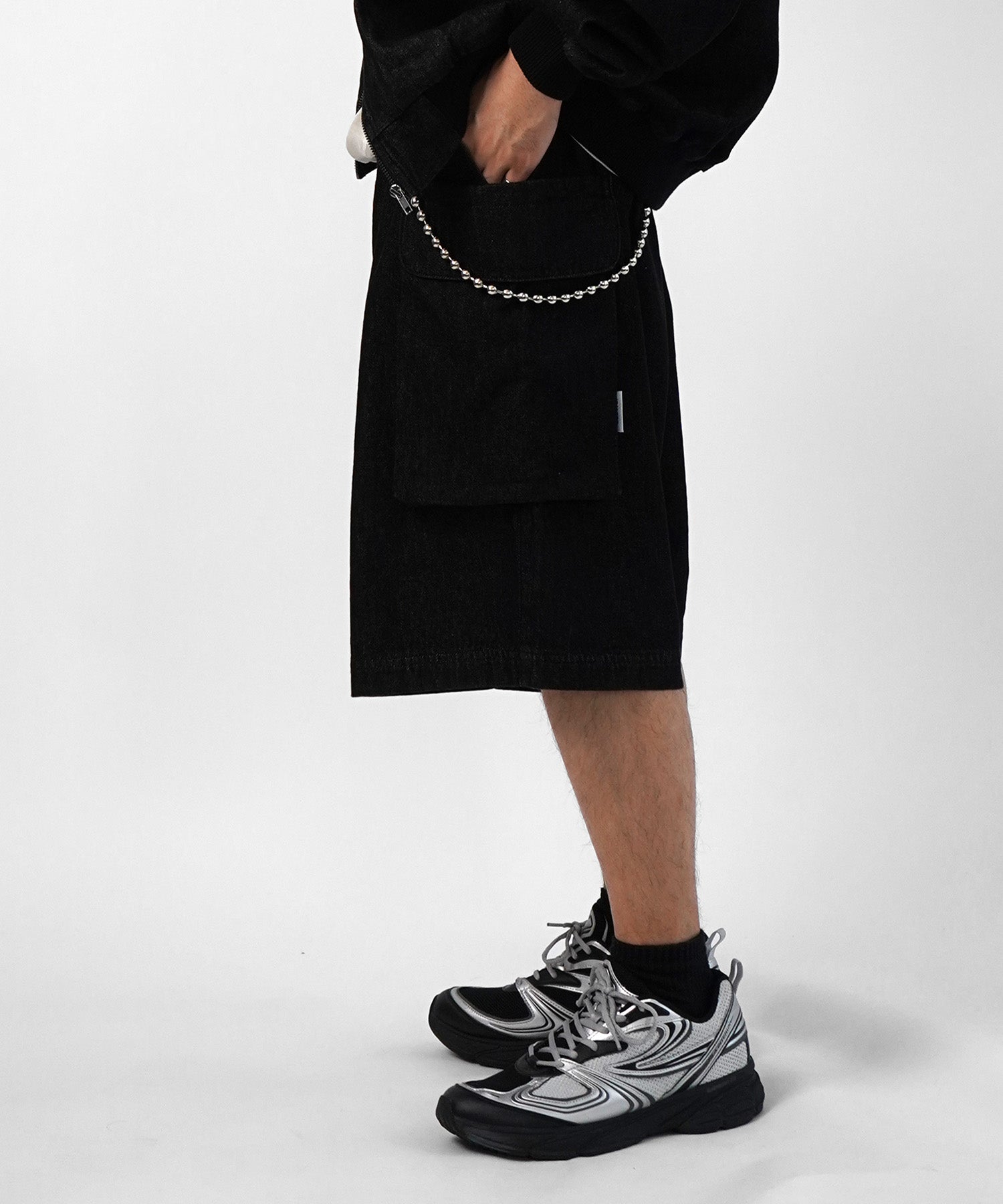 25SS【Labordi / ラボード】デニムフードカーゴショートパンツ