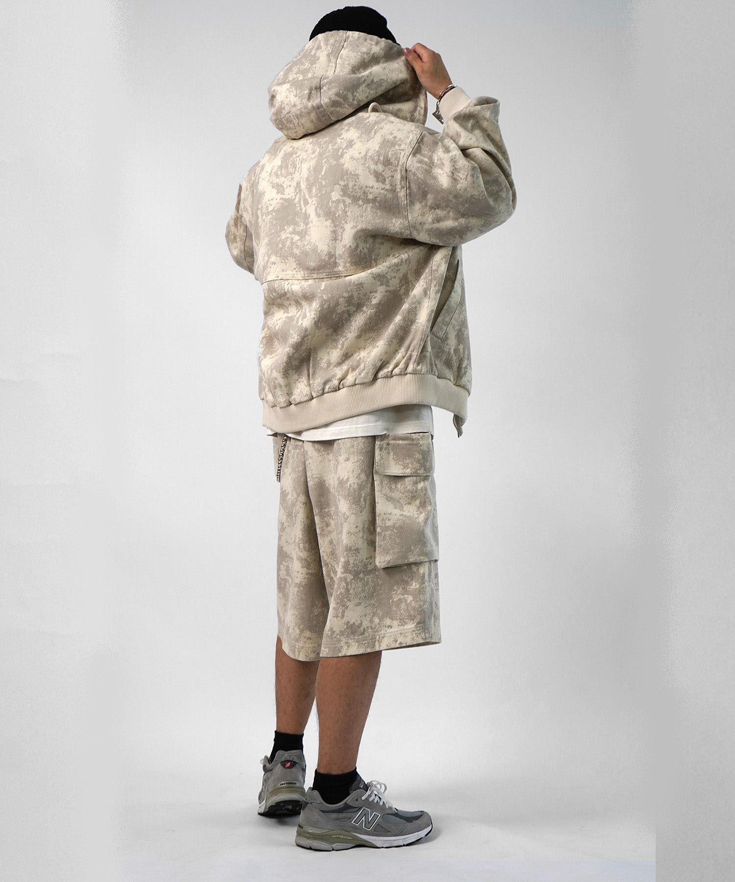 25SS【Labordi / ラボード】ソウガラプリントカーゴショートパンツ