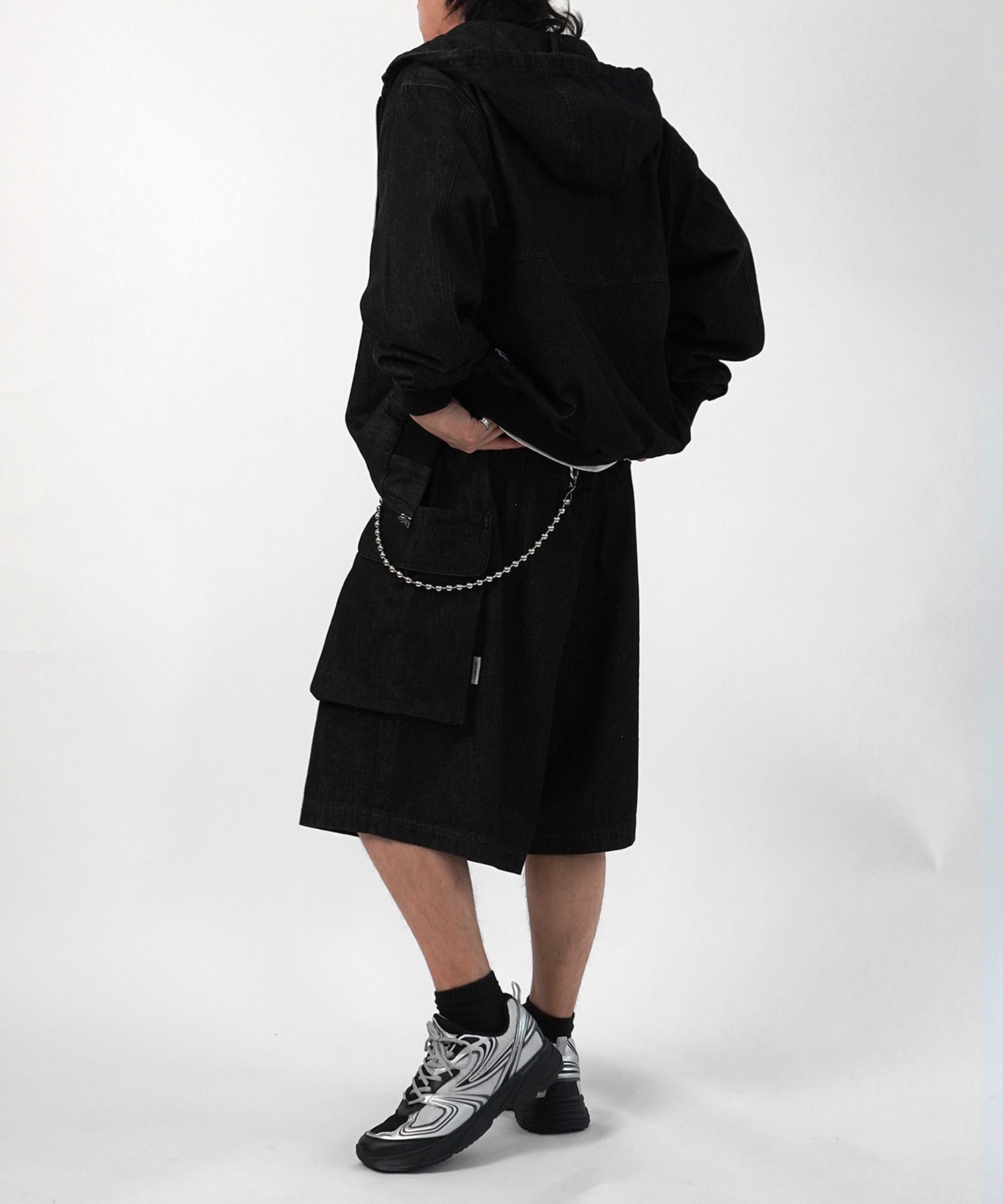 25SS【Labordi / ラボード】デニムフードカーゴショートパンツ