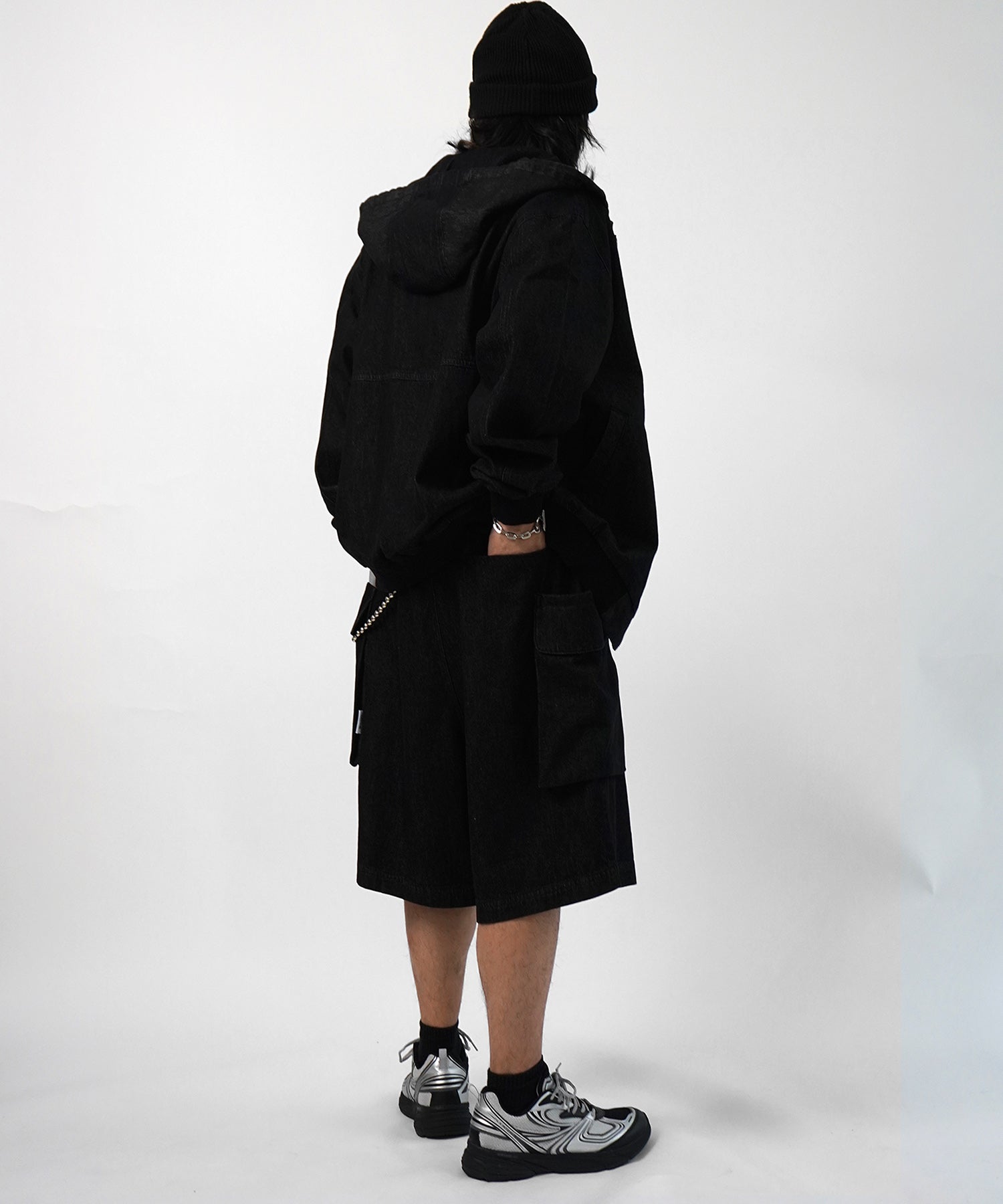 25SS【Labordi / ラボード】デニムフードカーゴショートパンツ