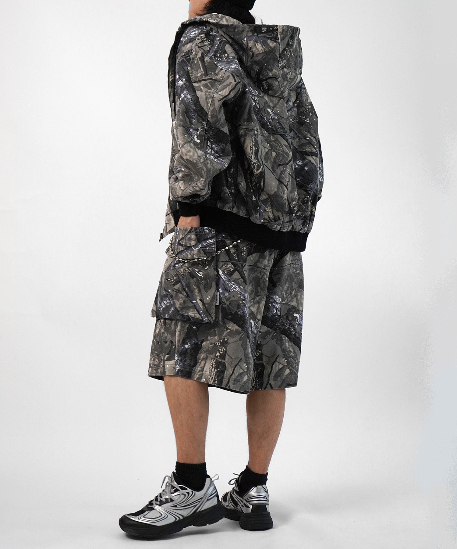 25SS【Labordi / ラボード】ソウガラプリントカーゴショートパンツ