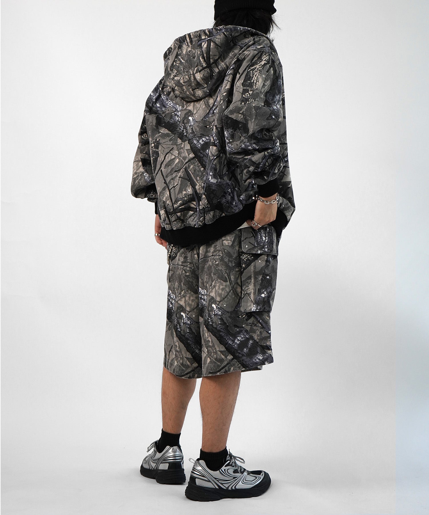 25SS【Labordi / ラボード】ソウガラプリントカーゴショートパンツ