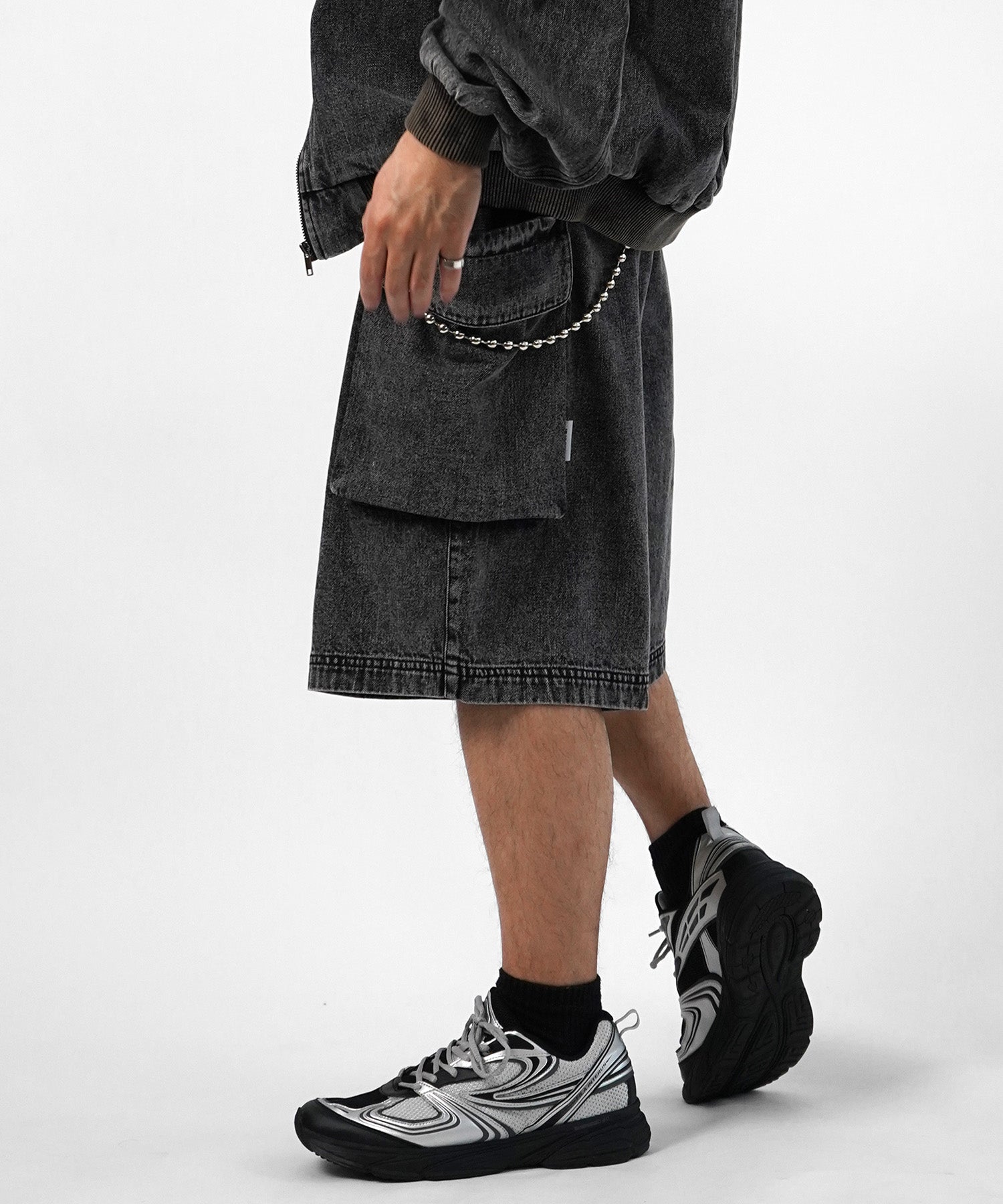 25SS【Labordi / ラボード】デニムフードカーゴショートパンツ