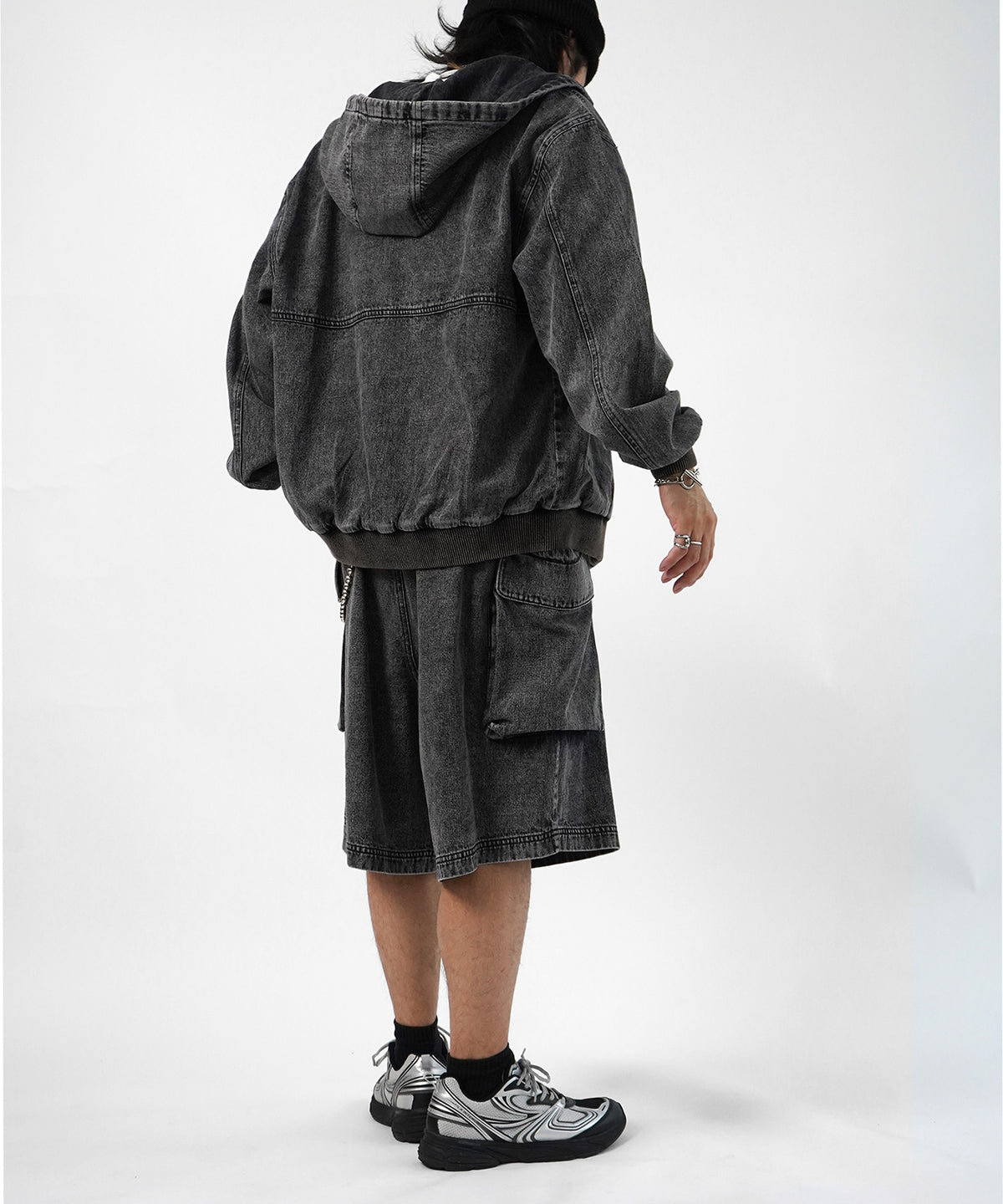 25SS【Labordi / ラボード】デニムフードカーゴショートパンツ