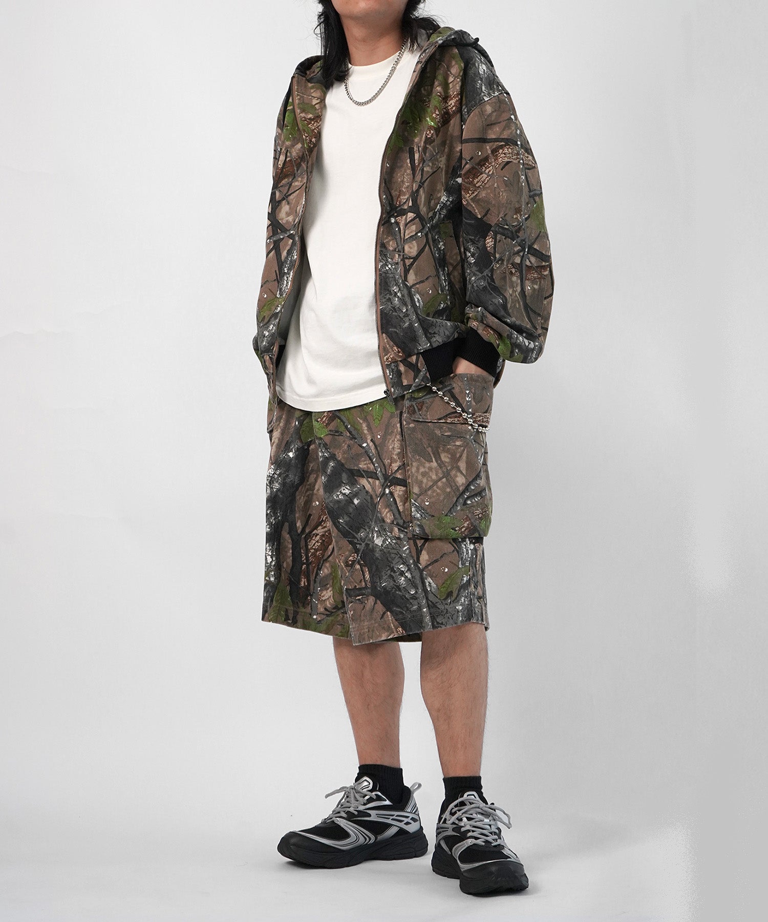 25SS【Labordi / ラボード】ソウガラプリントカーゴショートパンツ