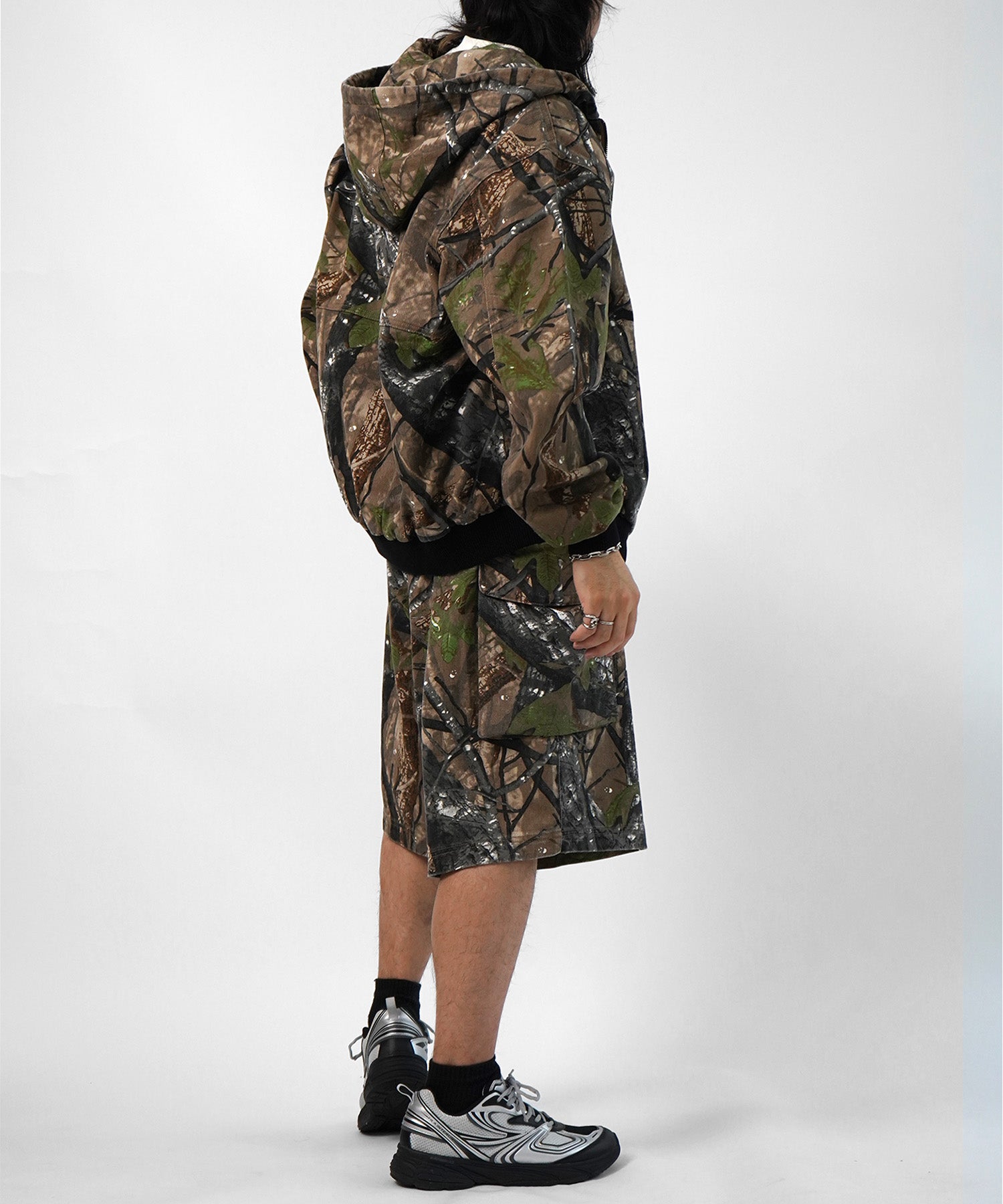 25SS【Labordi / ラボード】ソウガラプリントカーゴショートパンツ