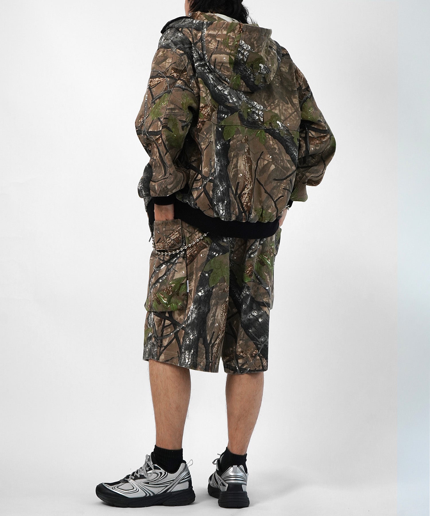 25SS【Labordi / ラボード】ソウガラプリントカーゴショートパンツ