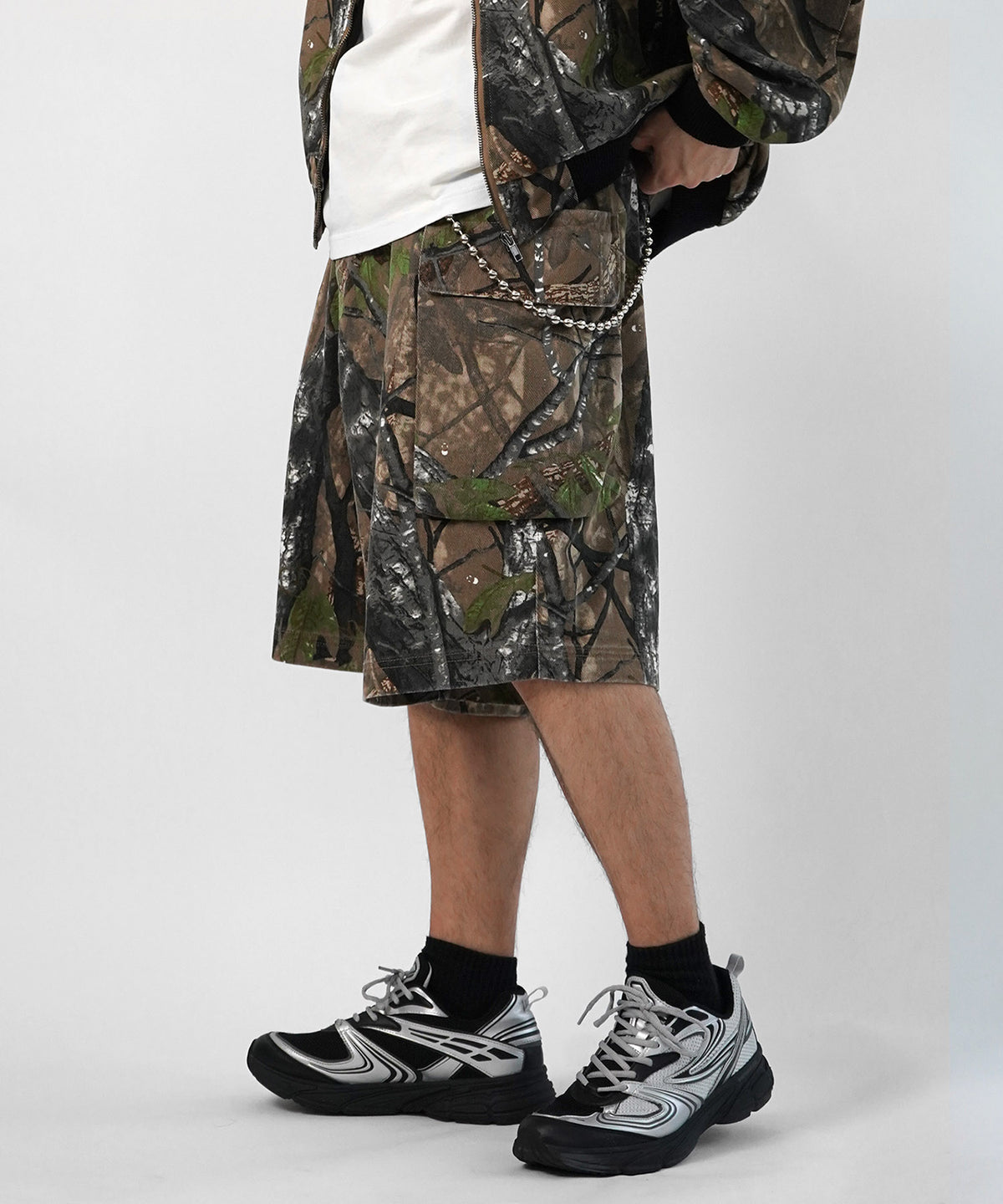 25SS【Labordi / ラボード】ソウガラプリントカーゴショートパンツ