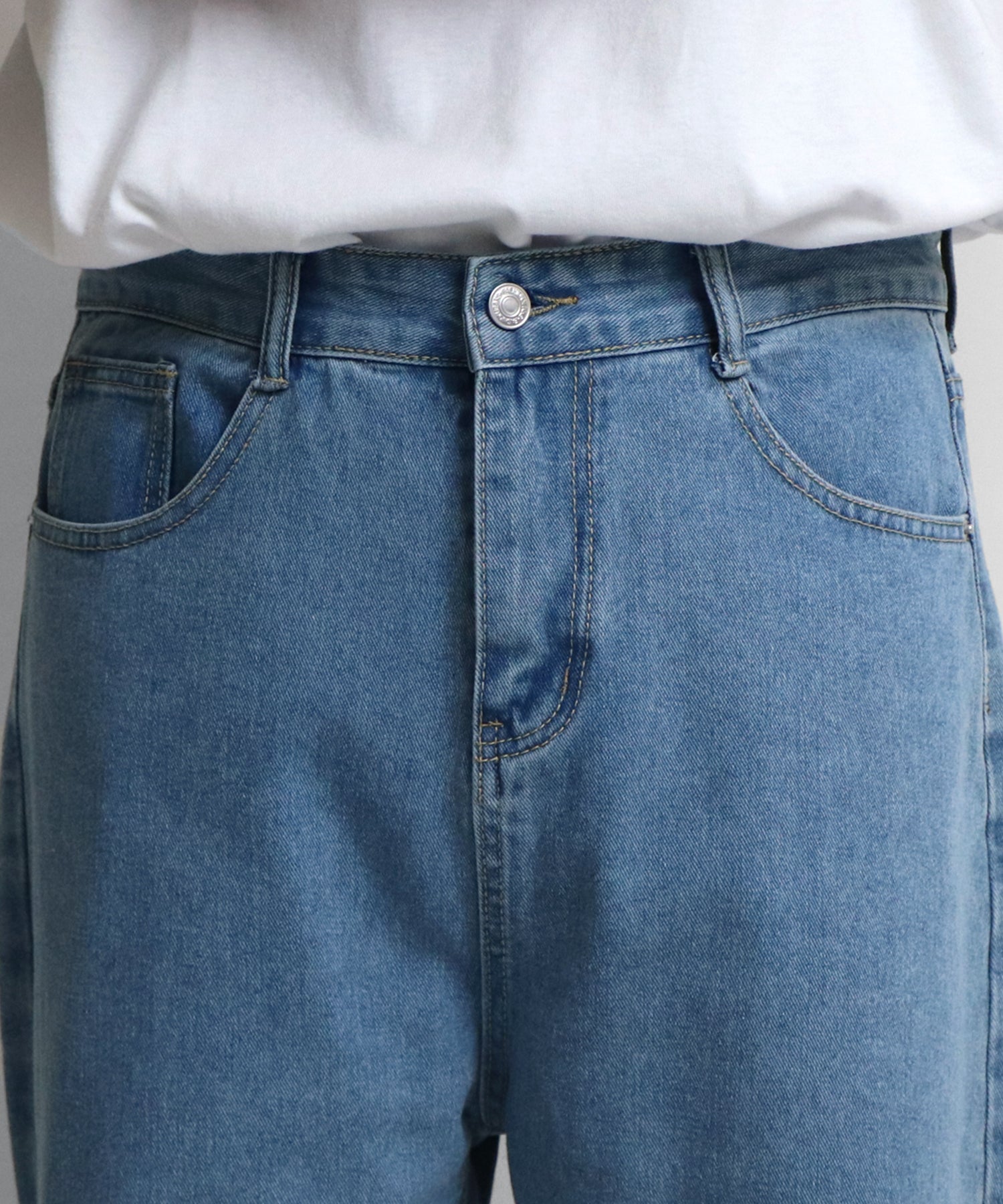 ベーシックストレートデニムパンツ