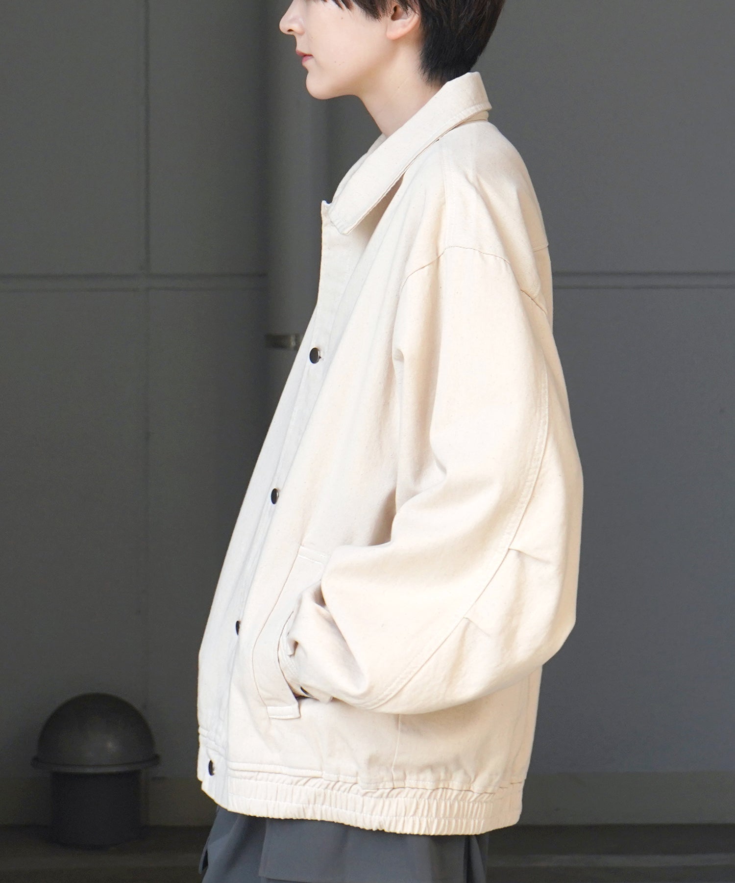 【新色追加】ビッグシルエット ヴィンテージライク ケミカルウォッシュ加工  ブルゾン デニムジャケット