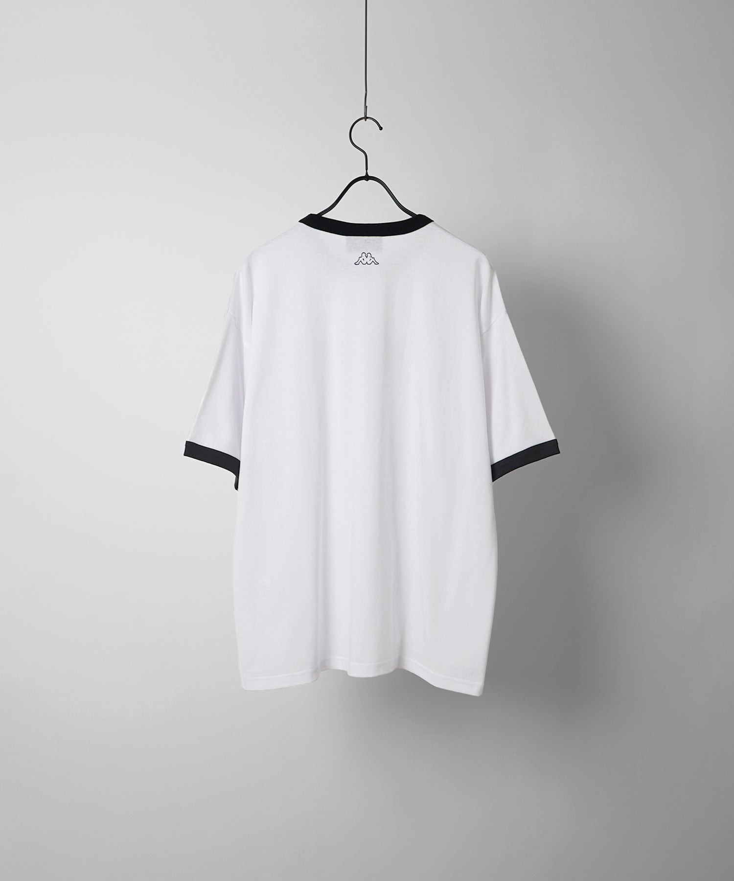 【Kappa】25SS別注 WEB限定 ブランドロゴプリント ビッグシルエット 半袖リンガーTシャツ