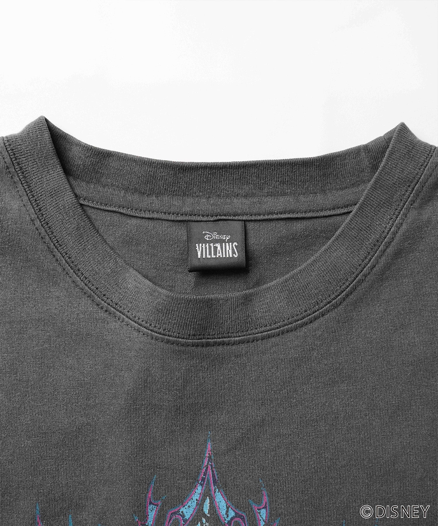 【Disney Villains / ディズニーヴィランズ】HADES / ハデス ヴィンテージライク ピグメント加工 ビッグシルエット 半袖プリントTシャツ