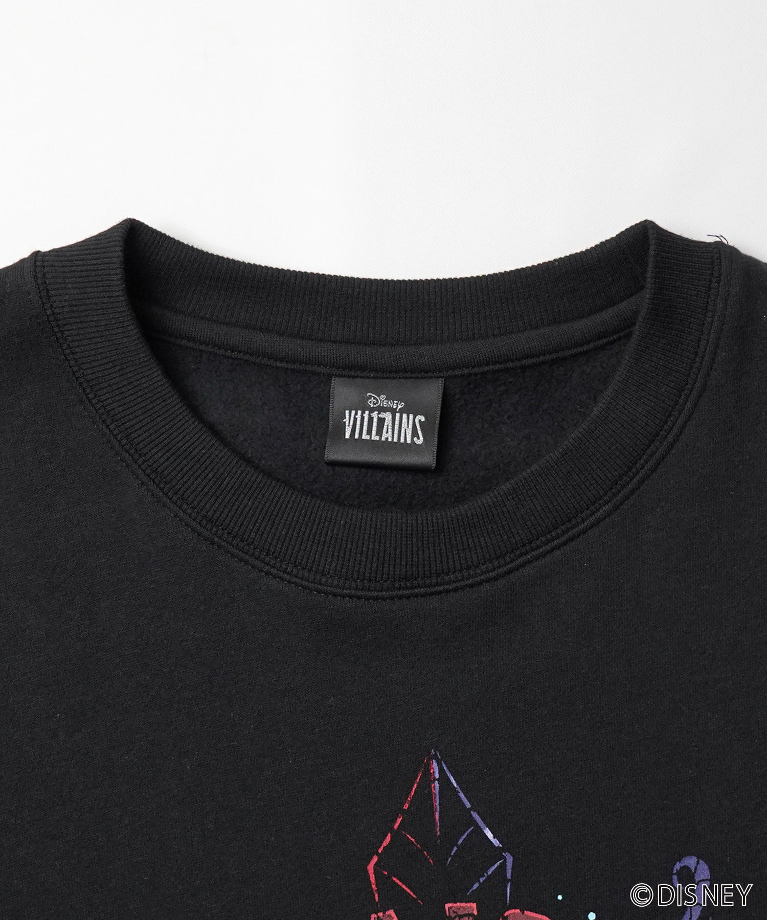 24SS【Disney / ディズニー】VILLAINS / ヴィランズ JAFER / ジャファー ビッグシルエット ヴィンテージライク ピグメント加工 レトロプリントスウェットプルオーバー
