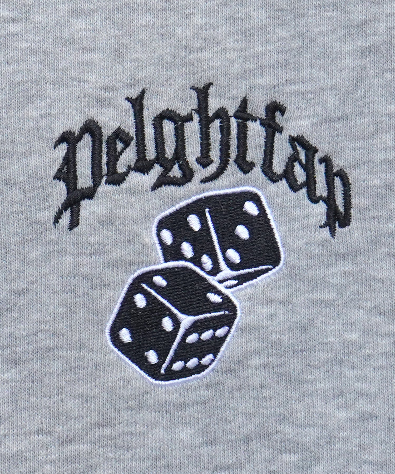 8ボール / ダイス ワンポイント刺繍ロゴ ビッグシルエット プルオーバースウェット