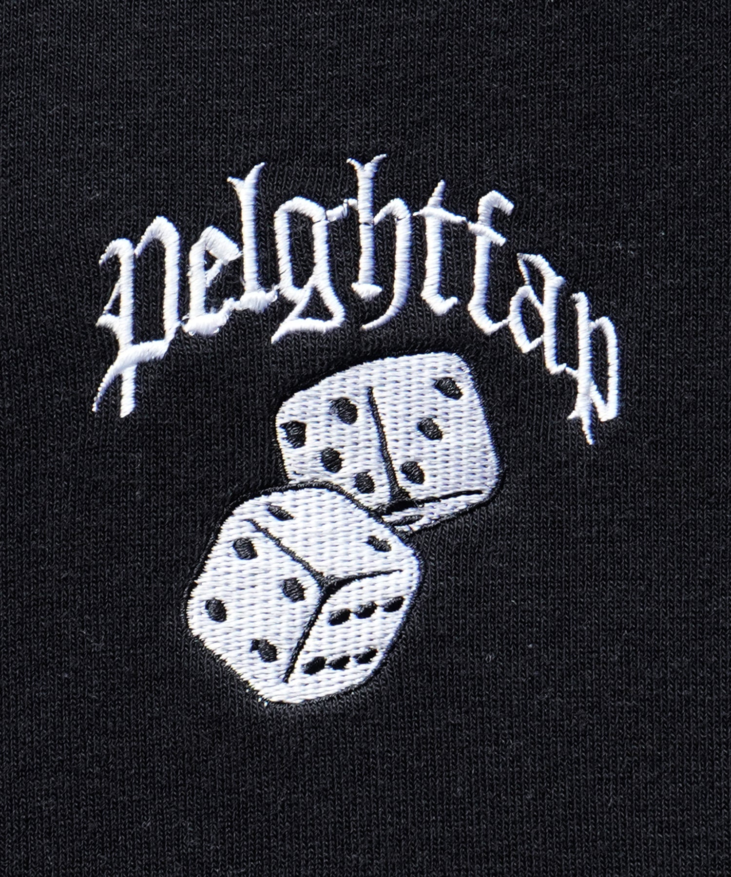 8ボール / ダイス ワンポイント刺繍ロゴ ビッグシルエット プルオーバースウェット