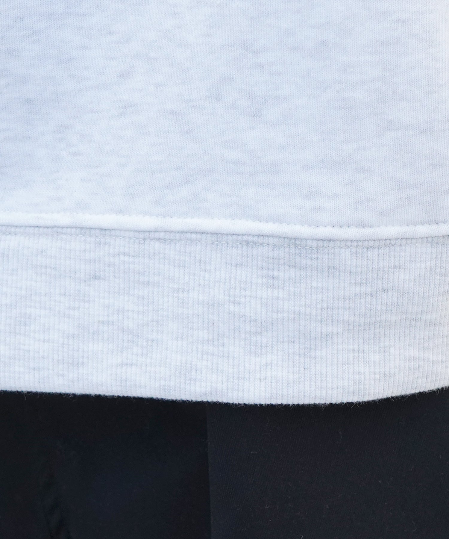 ビリヤード/ダイス ワンポイント刺繍ロゴ ビッグシルエット 裏起毛プルオーバーハーフジップスウェット