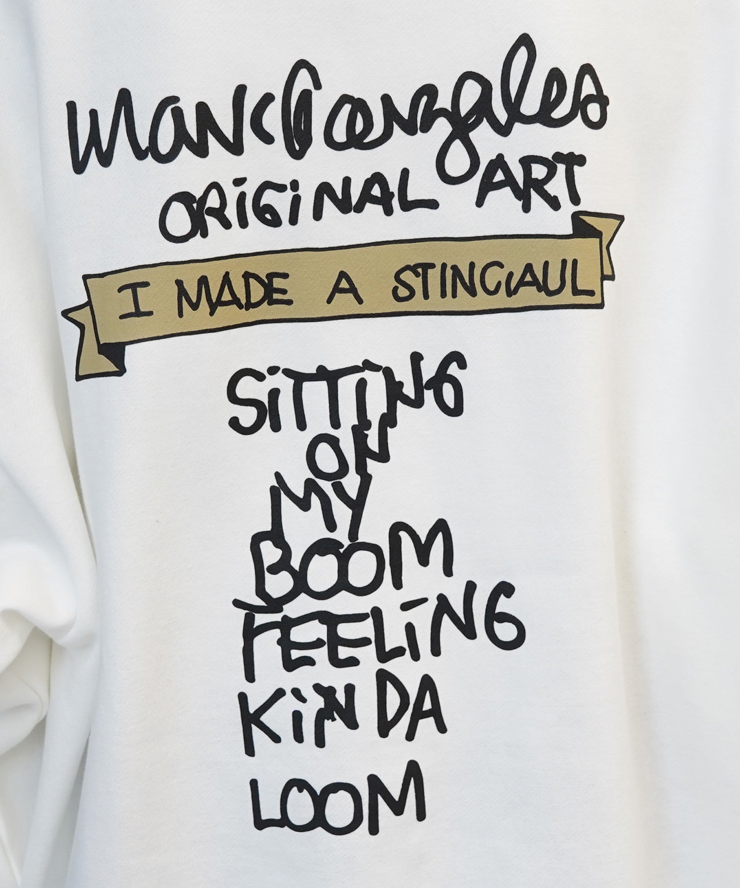 【MARK GONZALES ARTWORK COLLECTION / マーク ゴンザレス】別注 ビッグシルエット イラストバックプリント プルオーバーパーカー