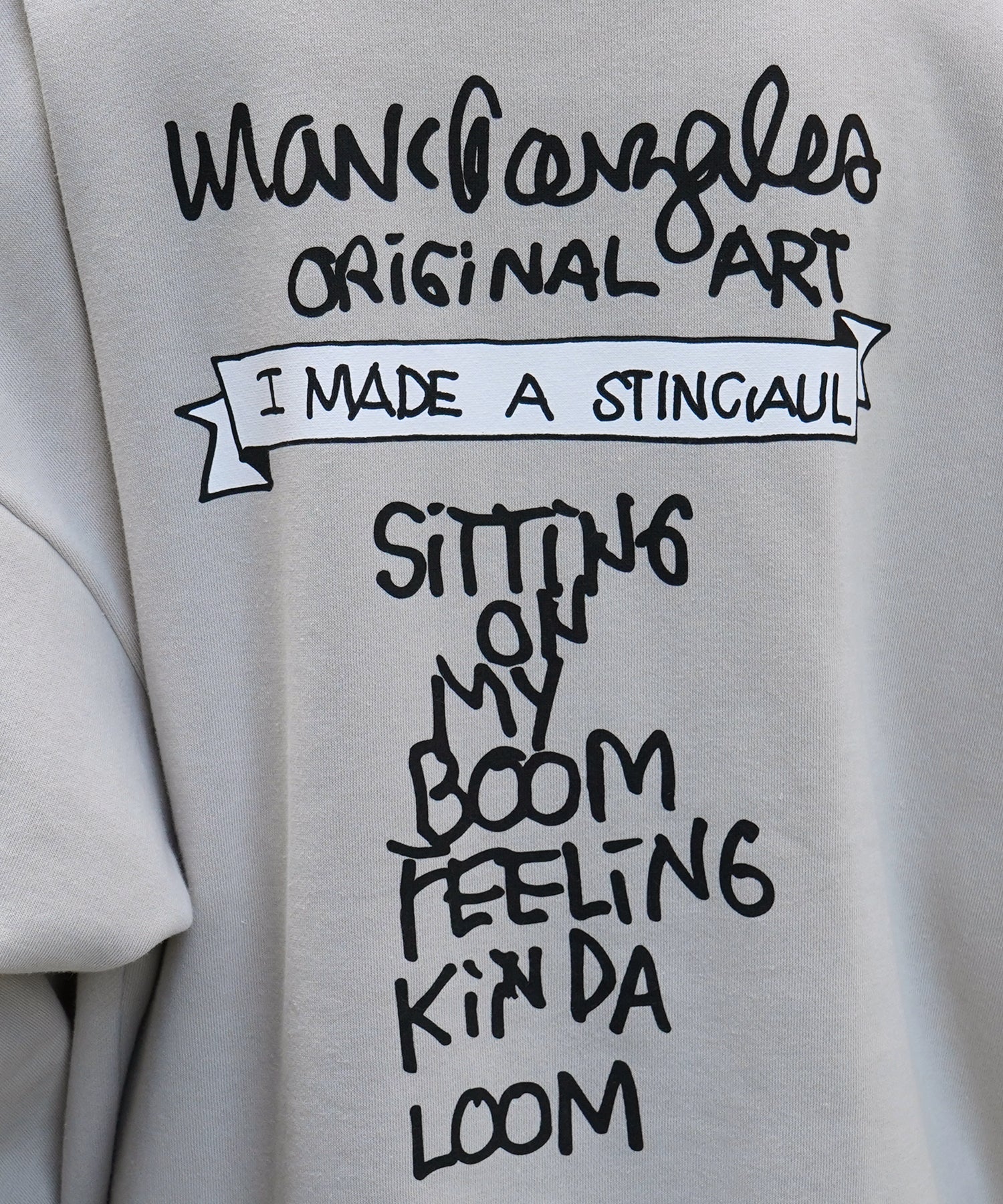 【MARK GONZALES ARTWORK COLLECTION / マーク ゴンザレス】別注 ビッグシルエット イラストバックプリント プルオーバーパーカー