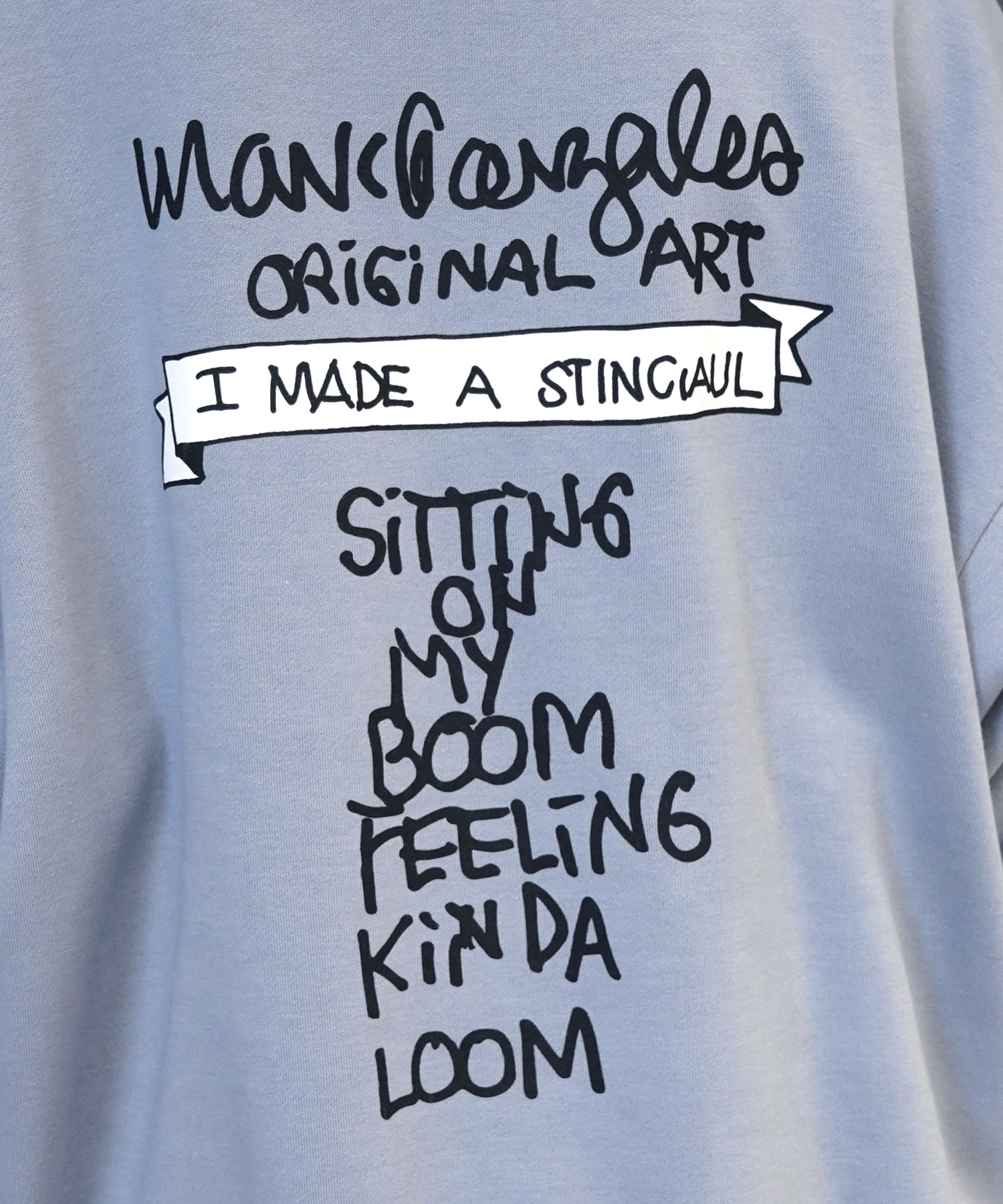 【MARK GONZALES ARTWORK COLLECTION / マーク ゴンザレス】別注 ビッグシルエット イラストバックプリント プルオーバーパーカー